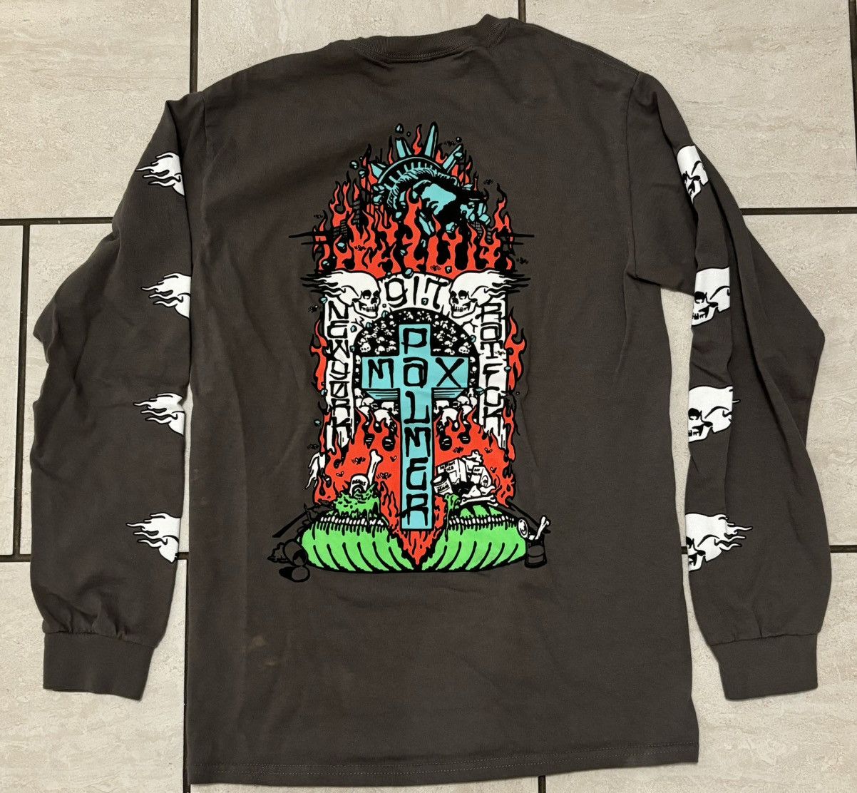 BIANCA CHANDON × Call Me 917 Max Palmer Skull Long Sleeve Size US S / EU 44-46 / 1 - 3 Thumbnail