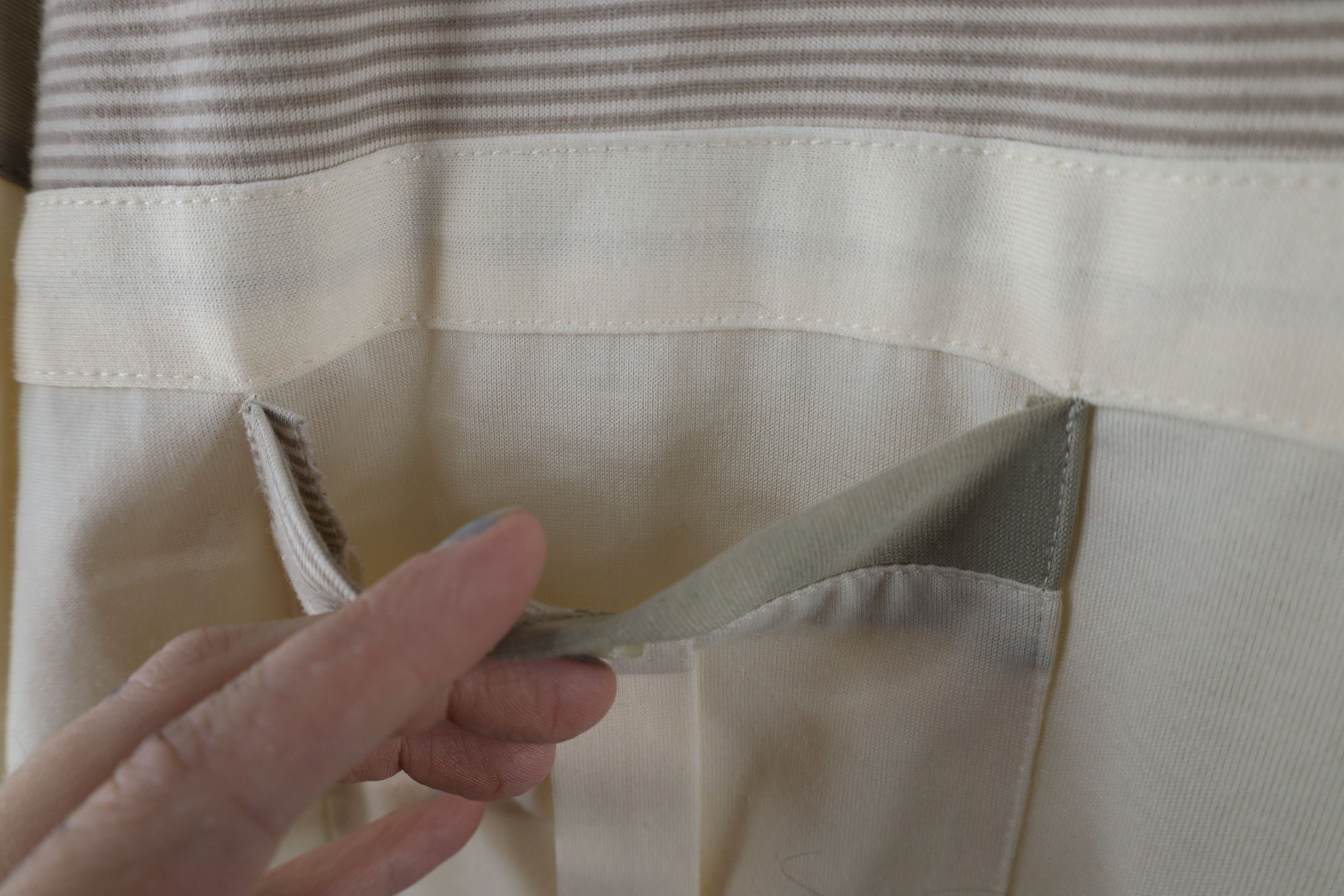 Vintage Vintage 90s Streetwear Collared Pullover Polo Shirt Cream Size US L / EU 52-54 / 3 - 4 Thumbnail