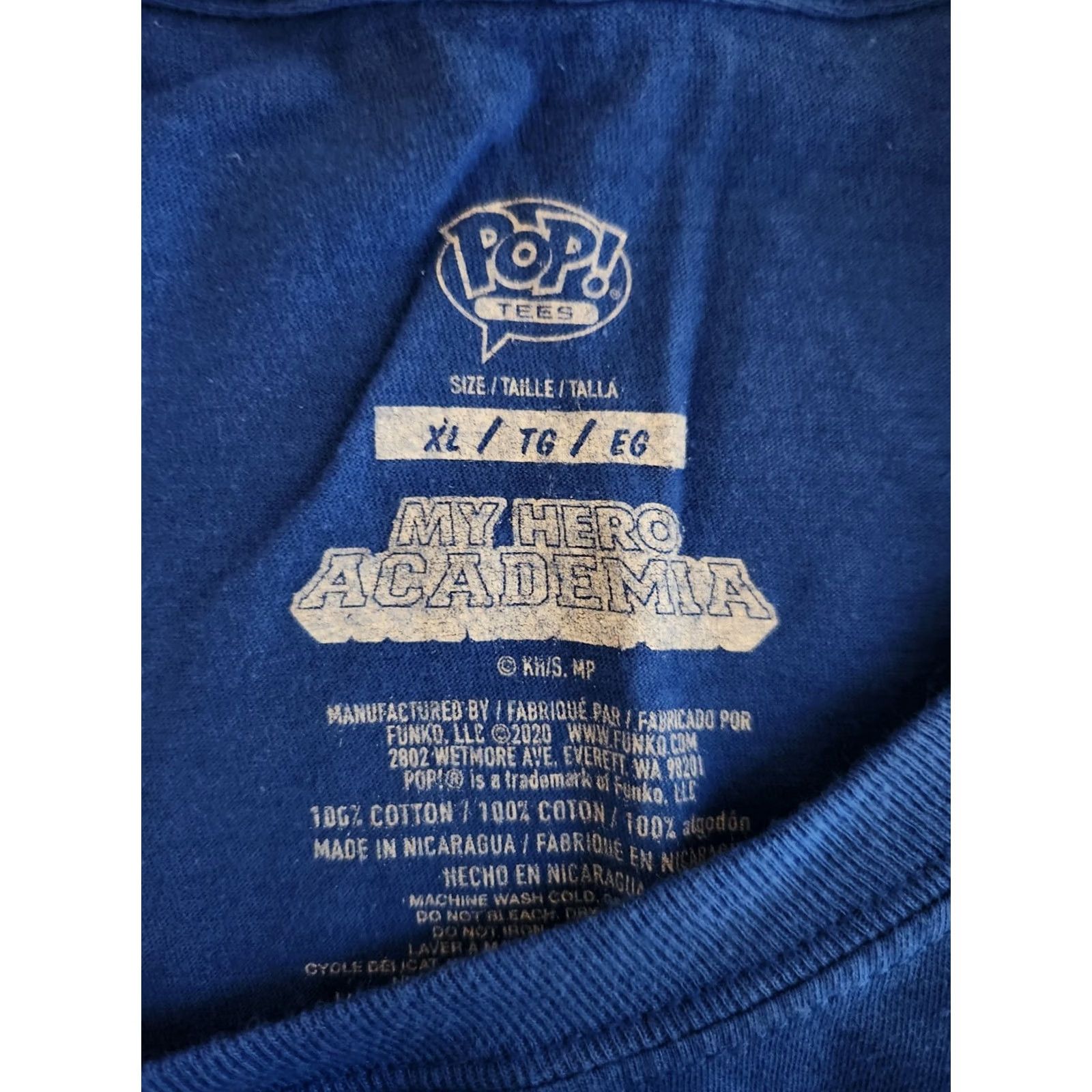 Vintage Funko POP! My Hero Academia Tenya Ingenium Class T-shirt Size XL Blue Graphic Size US XL / EU 56 / 4 - 2 Thumbnail