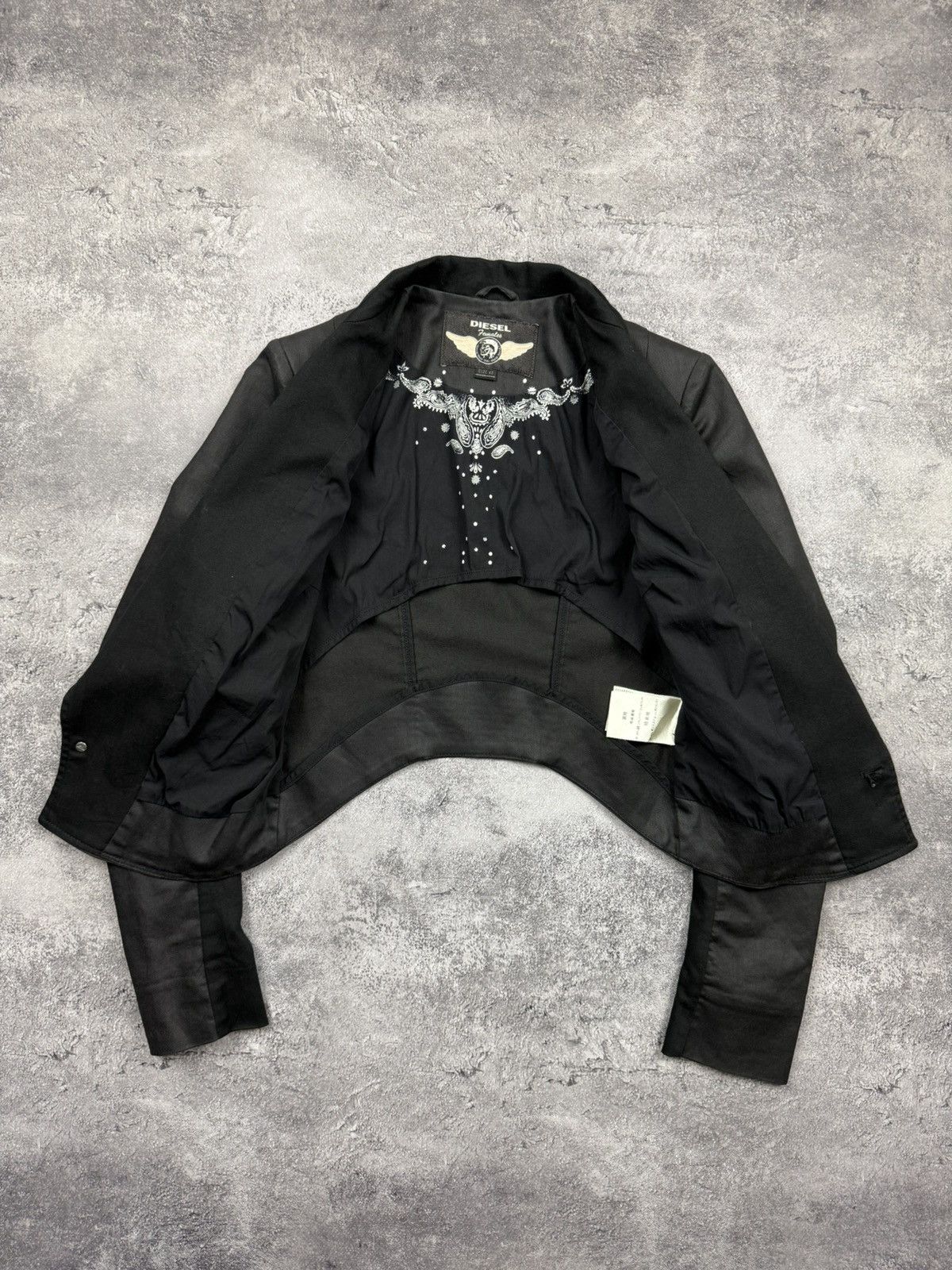 Diesel Vintage Diesel Y2K Biker Jacket Avant Garde Opium Archive Size XS / US 0-2 / IT 36-38 - 13 Thumbnail