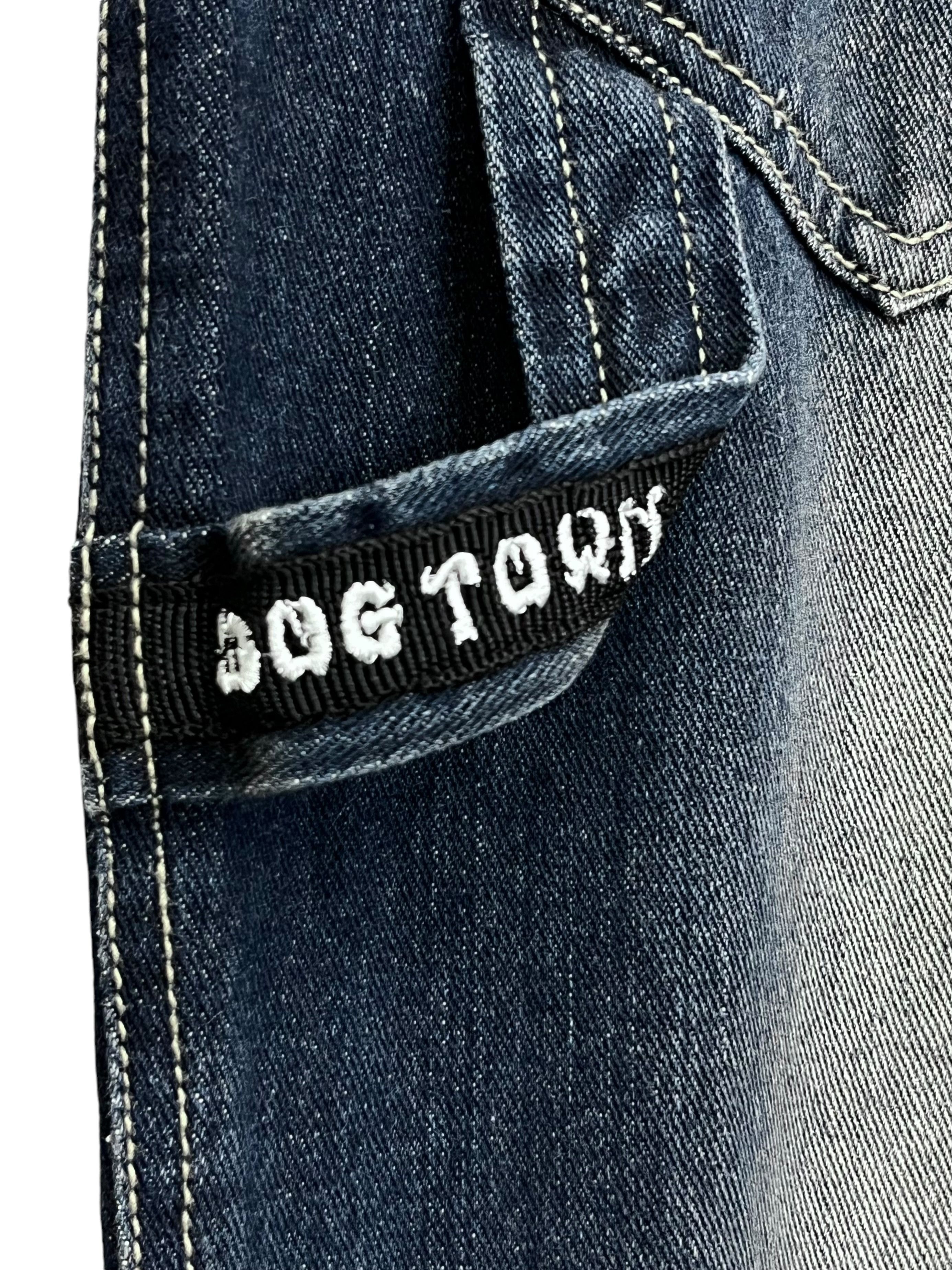 Dogtown 🔥! Vtg DOGTOWN Skateboard Iconic Dragon Baggy Hip Hop Size US 34 / EU 50 - 14 Thumbnail