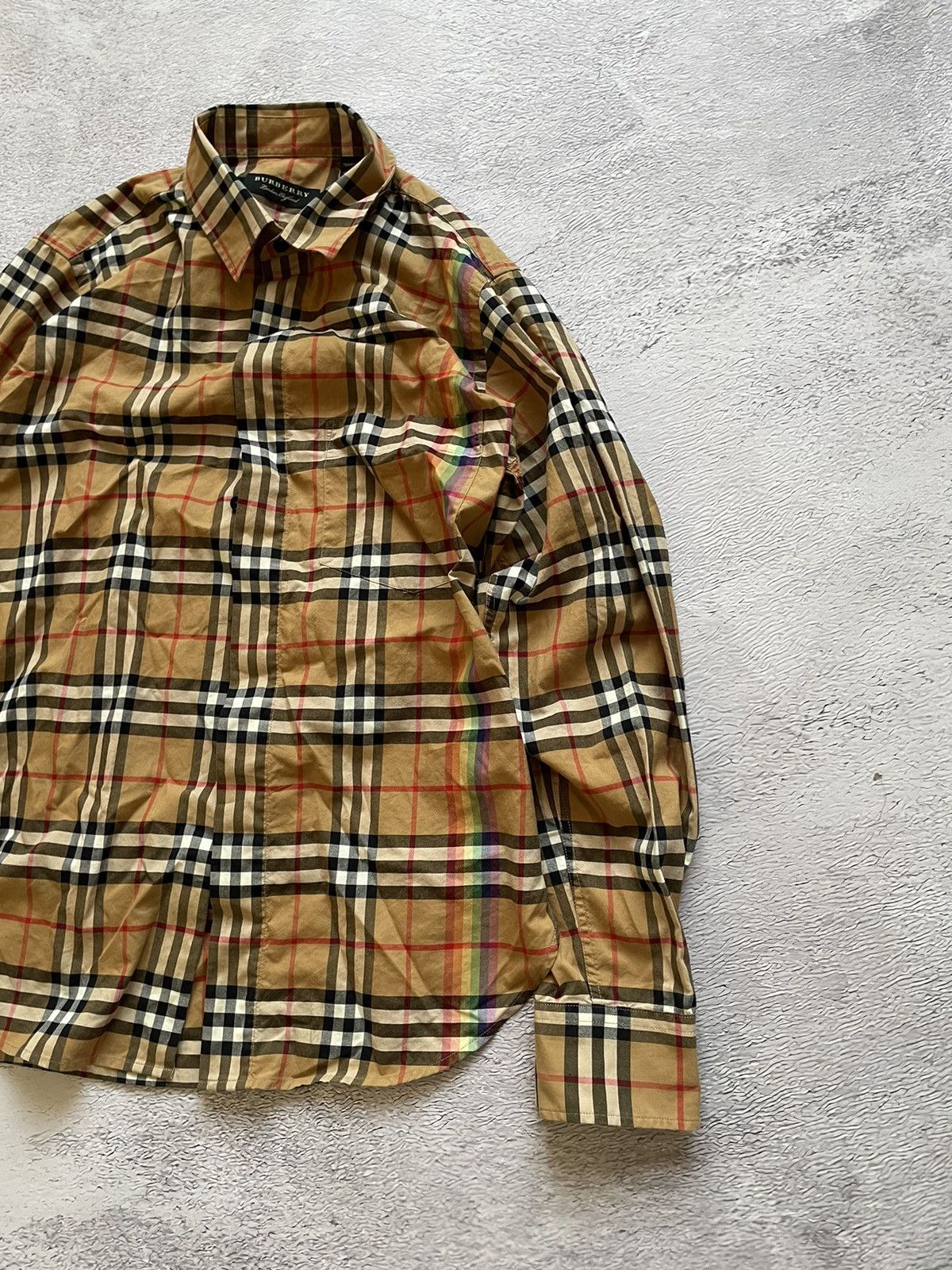 Burberry Authentic Burberry Rainbow Nova Check Shirt Size XS Italy Size US XS / EU 42 / 0 - 2 Thumbnail
