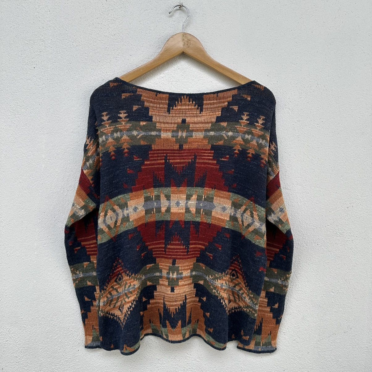 Polo Ralph Lauren Denim & Supply Ralph Lauren Aztec Navajo Sweater Size M / US 6-8 / IT 42-44 - 5 Thumbnail