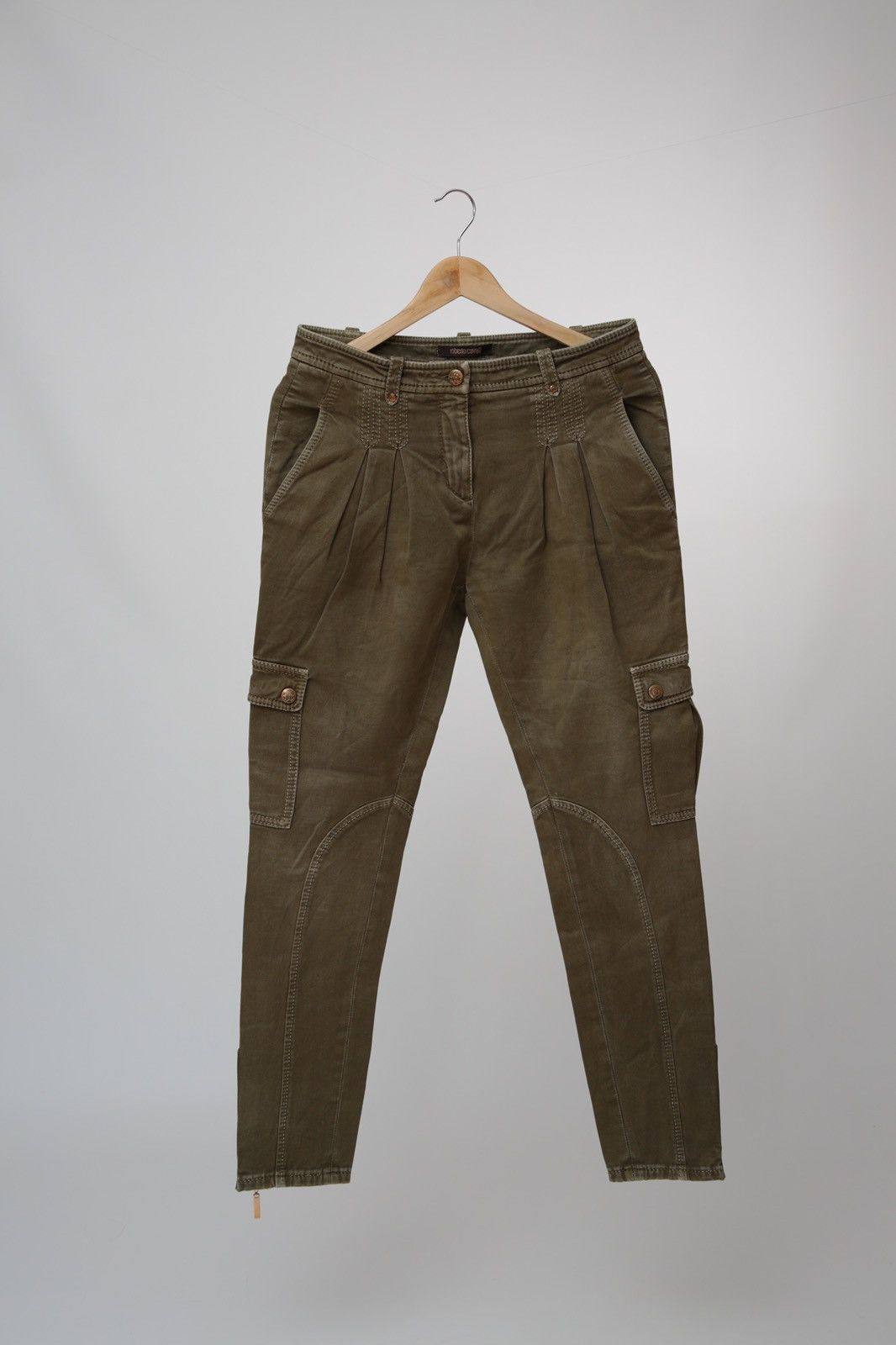Just Cavalli × Roberto Cavalli × Vintage Vintage Just Cavalli Cargo Military Utility Pants Size US 28 / EU 44 - 1 Thumbnail
