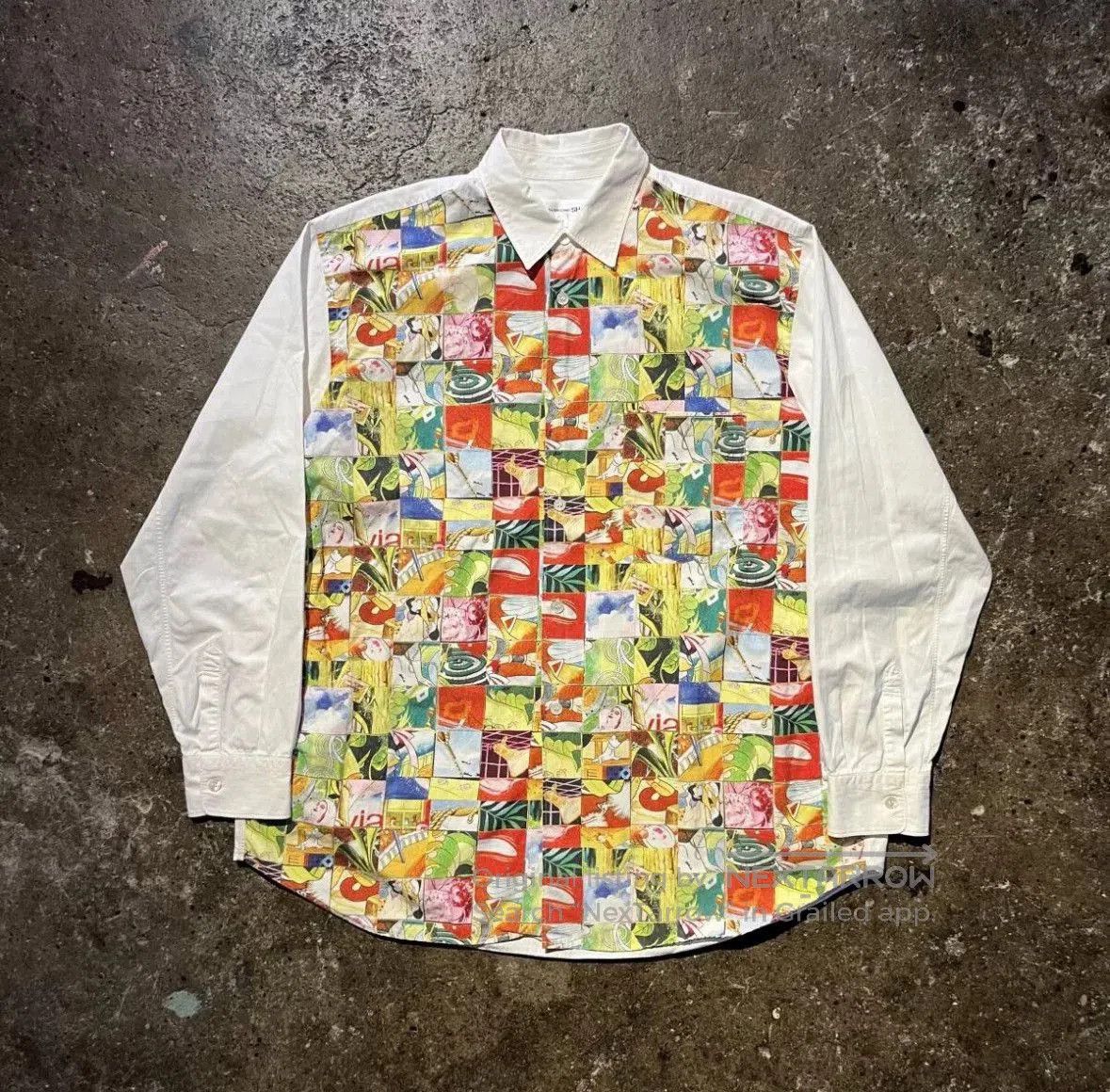 COMME des GARCONS 1990s Art Print Shirt.