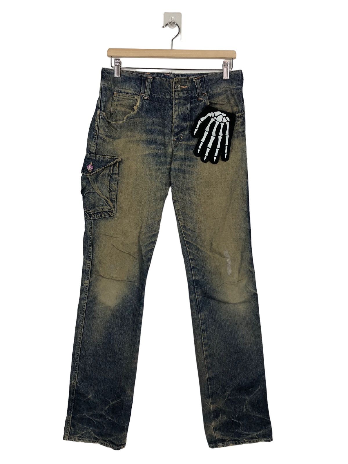 Japanese Brand 🔥90’s BUSH DENIM JEANS DISTRESSED DESIGN JOHNBULL JAPAN Size US 30 / EU 46 - 1 Thumbnail