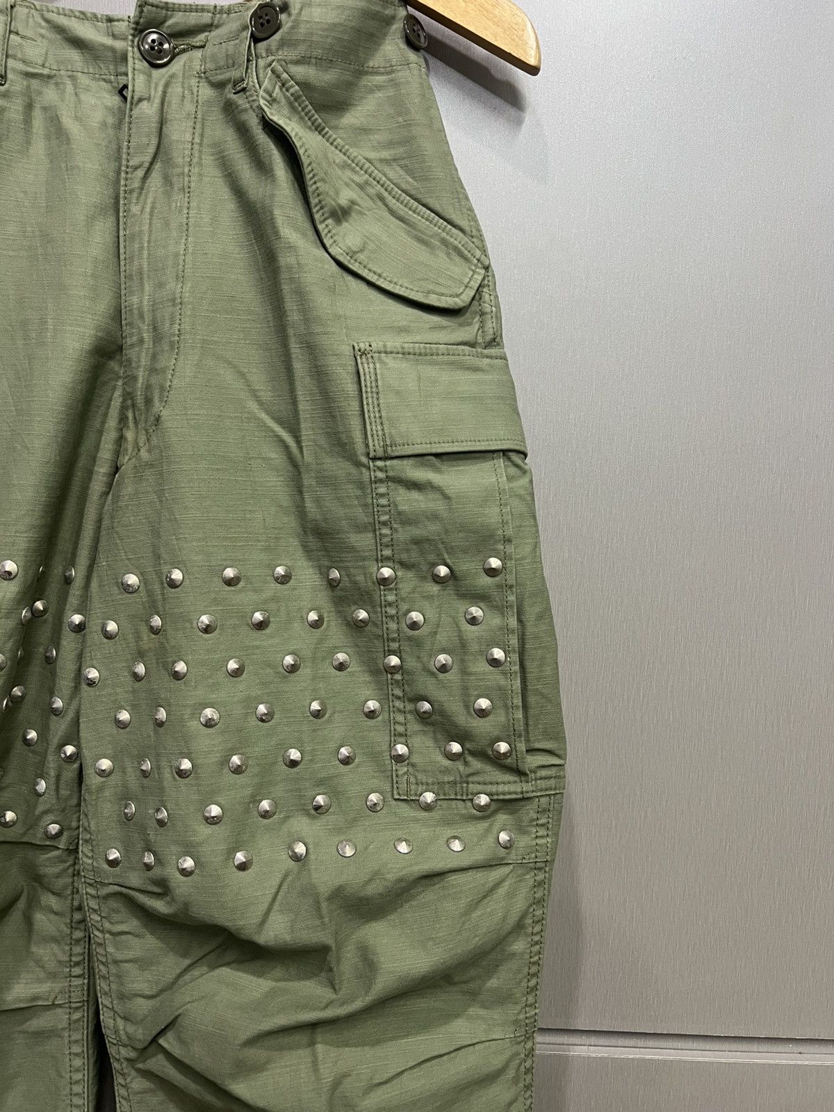 Junya Watanabe SS17 Junya Watanabe Comme Des Garcons Studded Cargo Pants Size US 28 / EU 44 - 7 Thumbnail