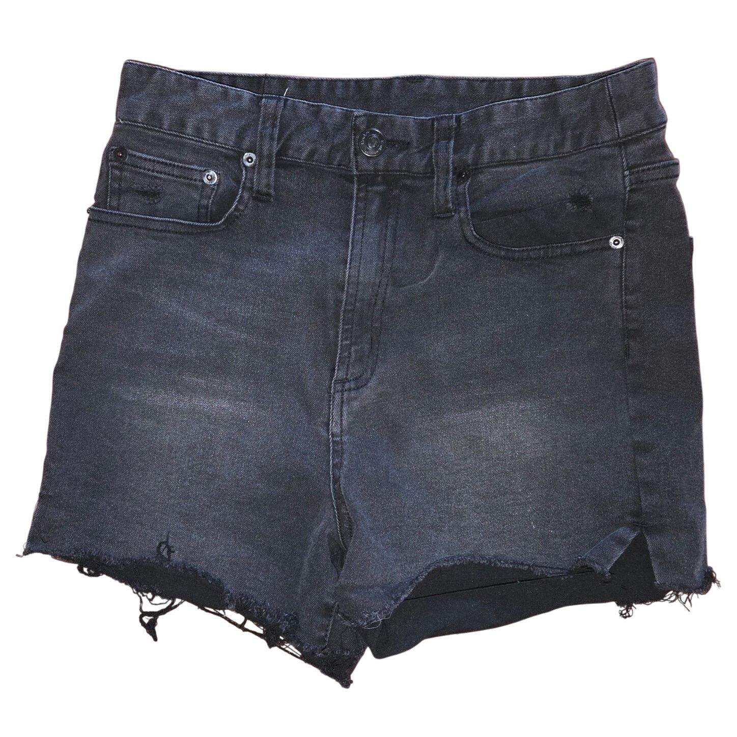 Hurley Hurley Women's Black Denim Jean Shorts - Size 27 Size 27" / US 4 / IT 40 - 1 Thumbnail