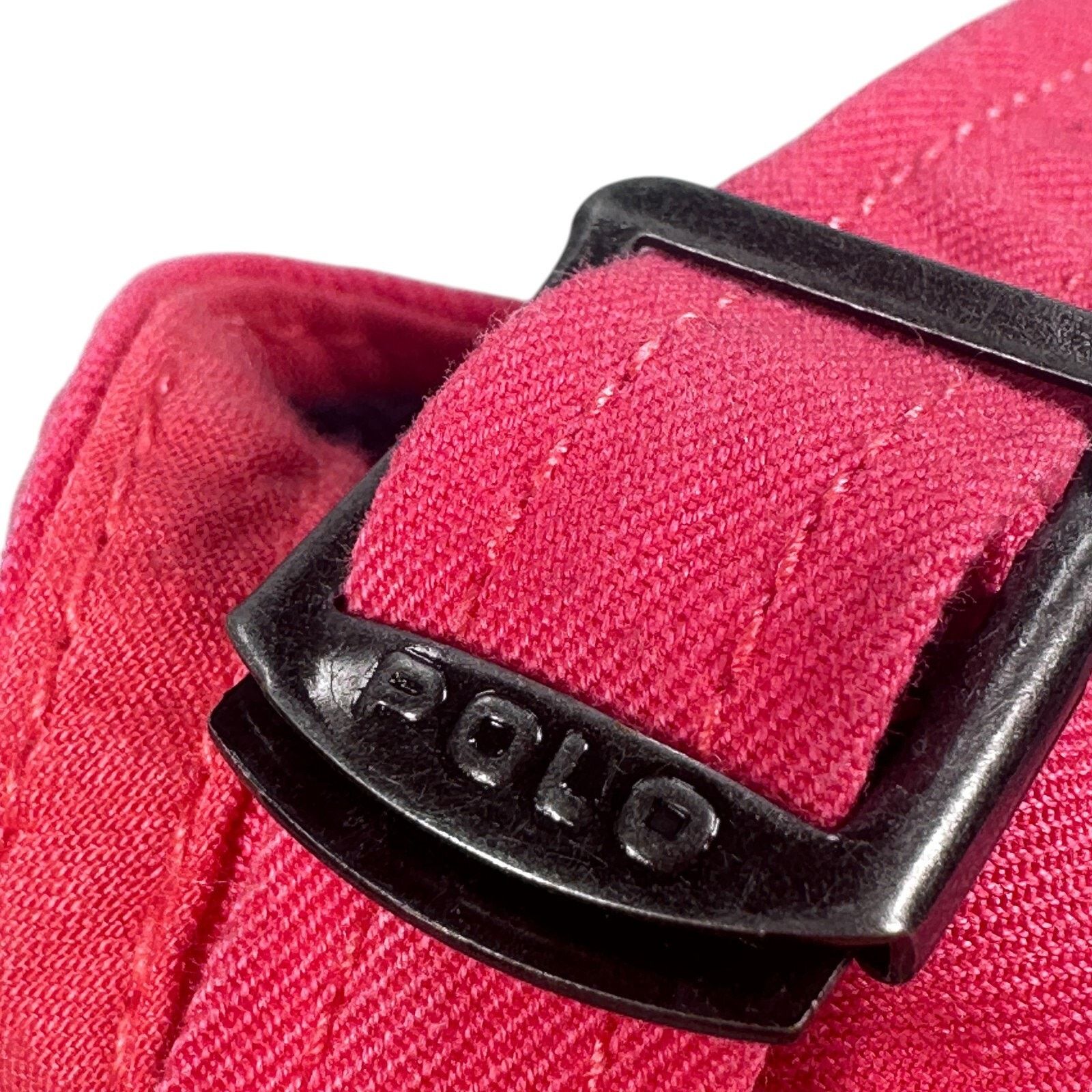 Polo Ralph Lauren Vintage Polo Ralph Lauren Dad Strapback Hat Pink Size ONE SIZE - 9 Thumbnail
