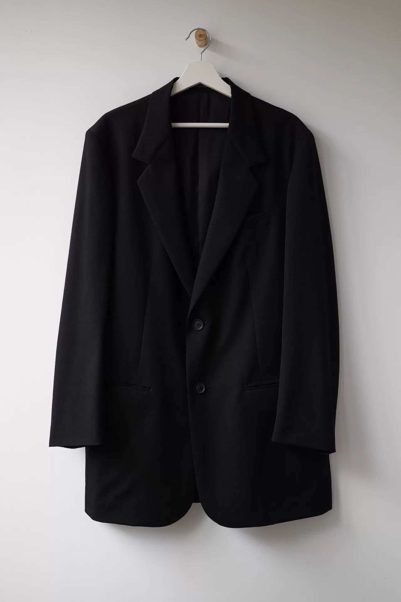 Yohji Yamamoto Yohji Yamamoto Pour Homme 22AW Blk Suit New Size 2 Size US M / EU 48-50 / 2 - 1 Thumbnail