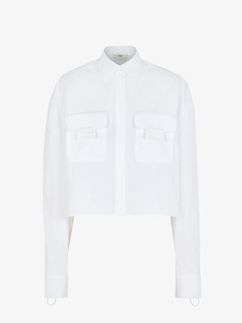 Fendi o1w1db10325 FS7477 Shirt in White Size XL / US 12-14 / IT 48-50 - 1 Thumbnail