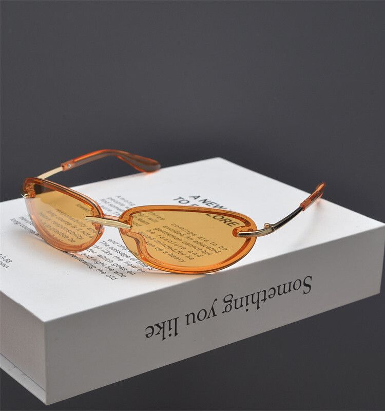 Electric Visual Hip-hop Street ins style custom avant-garde sunglasses Size ONE SIZE - 4 Thumbnail