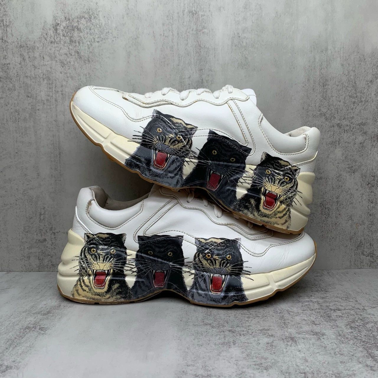 Gucci Gucci tiger chunky sneakers Size US 6.5 / EU 39-40 - 6 Thumbnail
