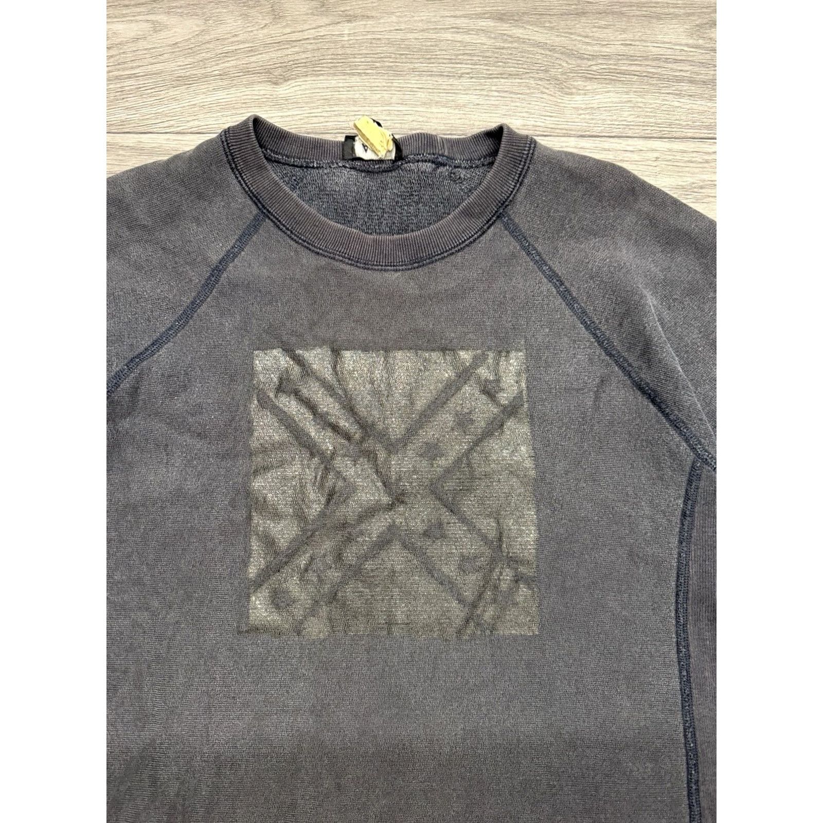 A.P.C. VINTAGE A.P.C Sweatshirt Men Sz 2 Faded Black Size US XS / EU 42 / 0 - 6 Thumbnail