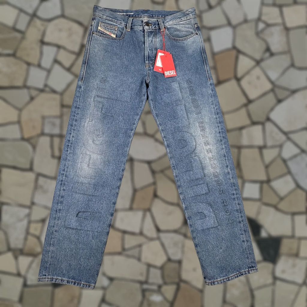 Diesel Diesel Jeans Mens 30 Embossed Dead Stock 2010 FS4 Loose Straight Street Cotton Size US 30 / EU 46 - 1 Thumbnail