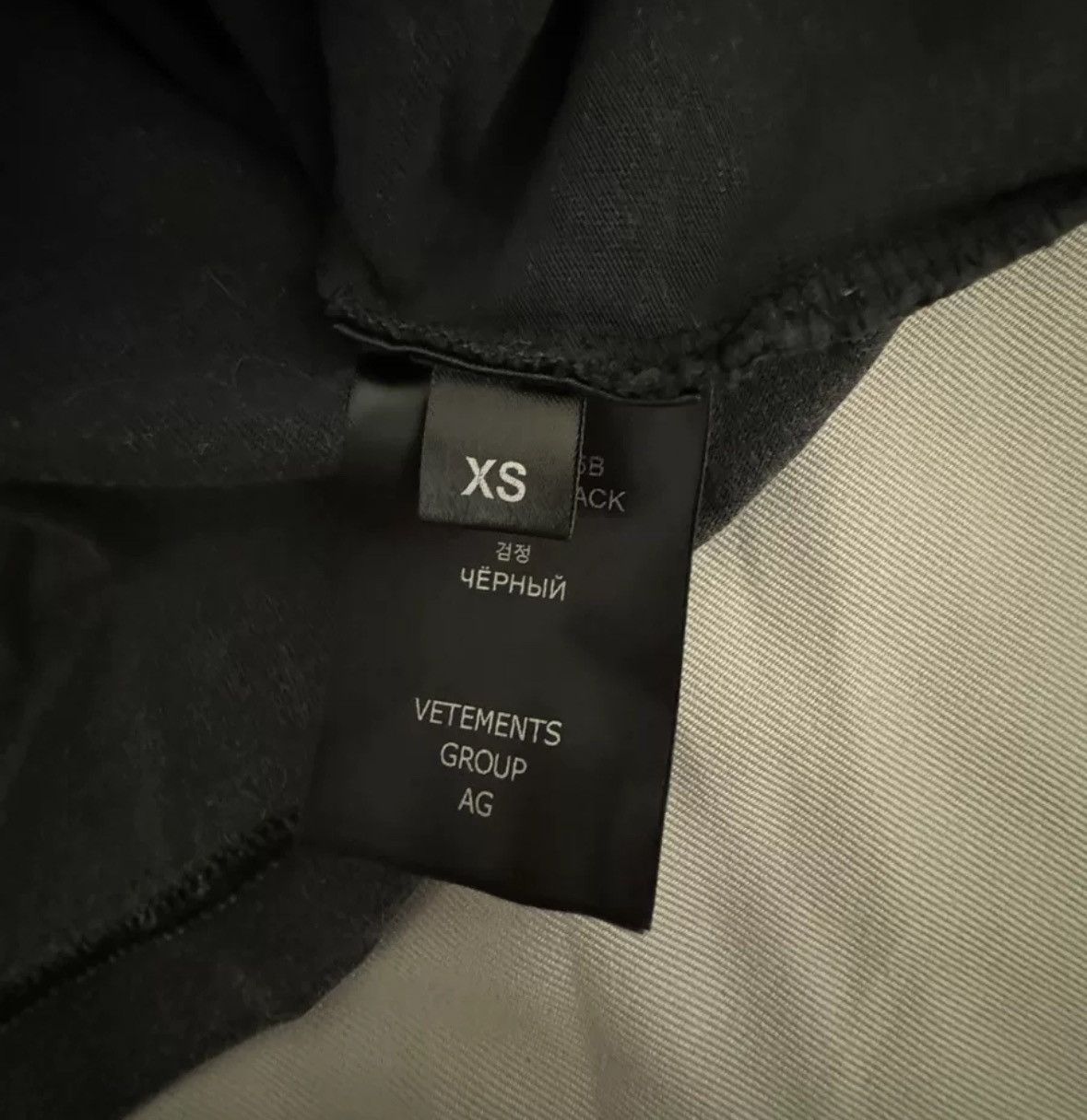 Vetements Vetements I just got lucky I did nothing short sleeves Size US XS / EU 42 / 0 - 7 Thumbnail