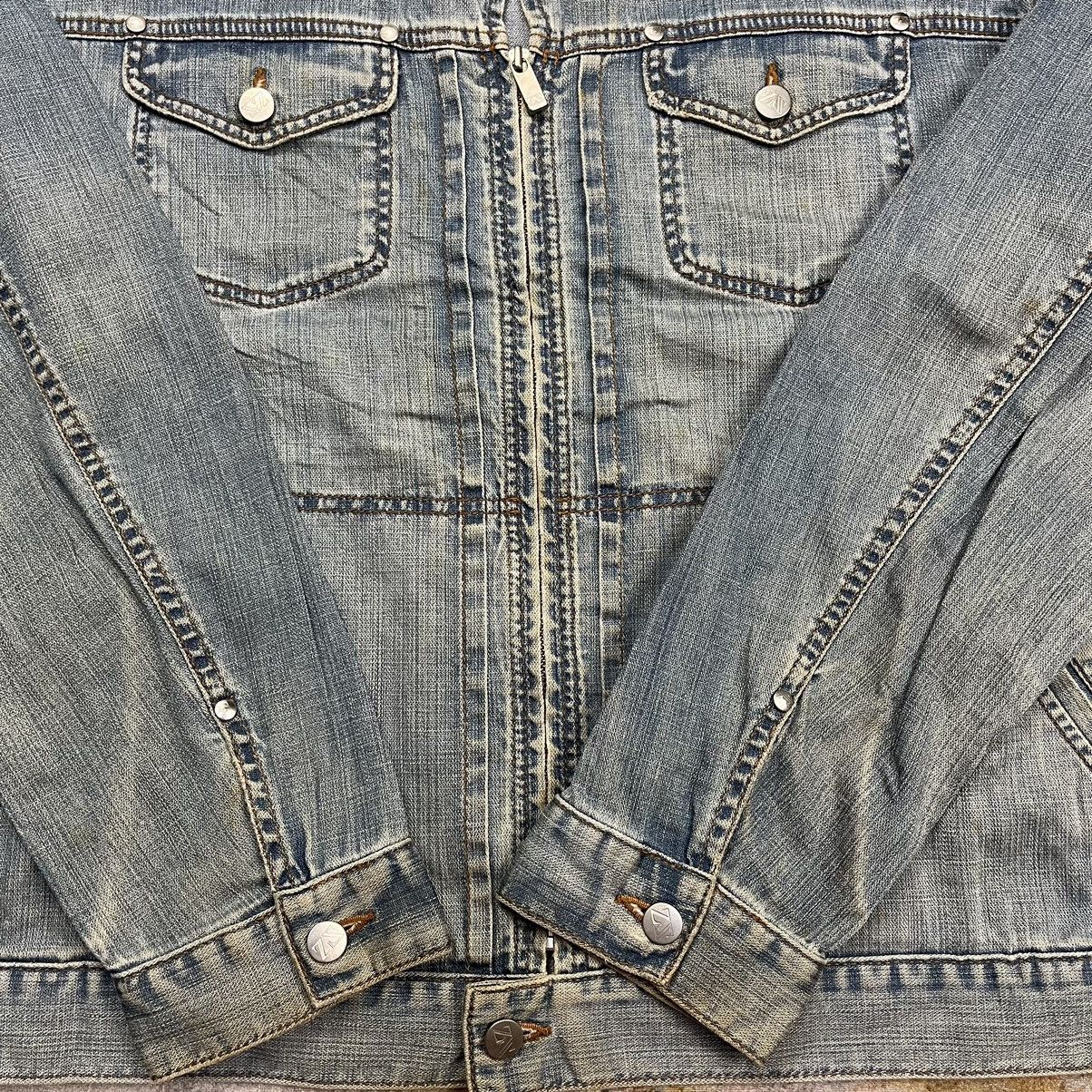 Ermenegildo Zegna × Vintage × Z Zegna Vintage Zegna Sport trucker denim jacket Size US XL / EU 56 / 4 - 8 Thumbnail