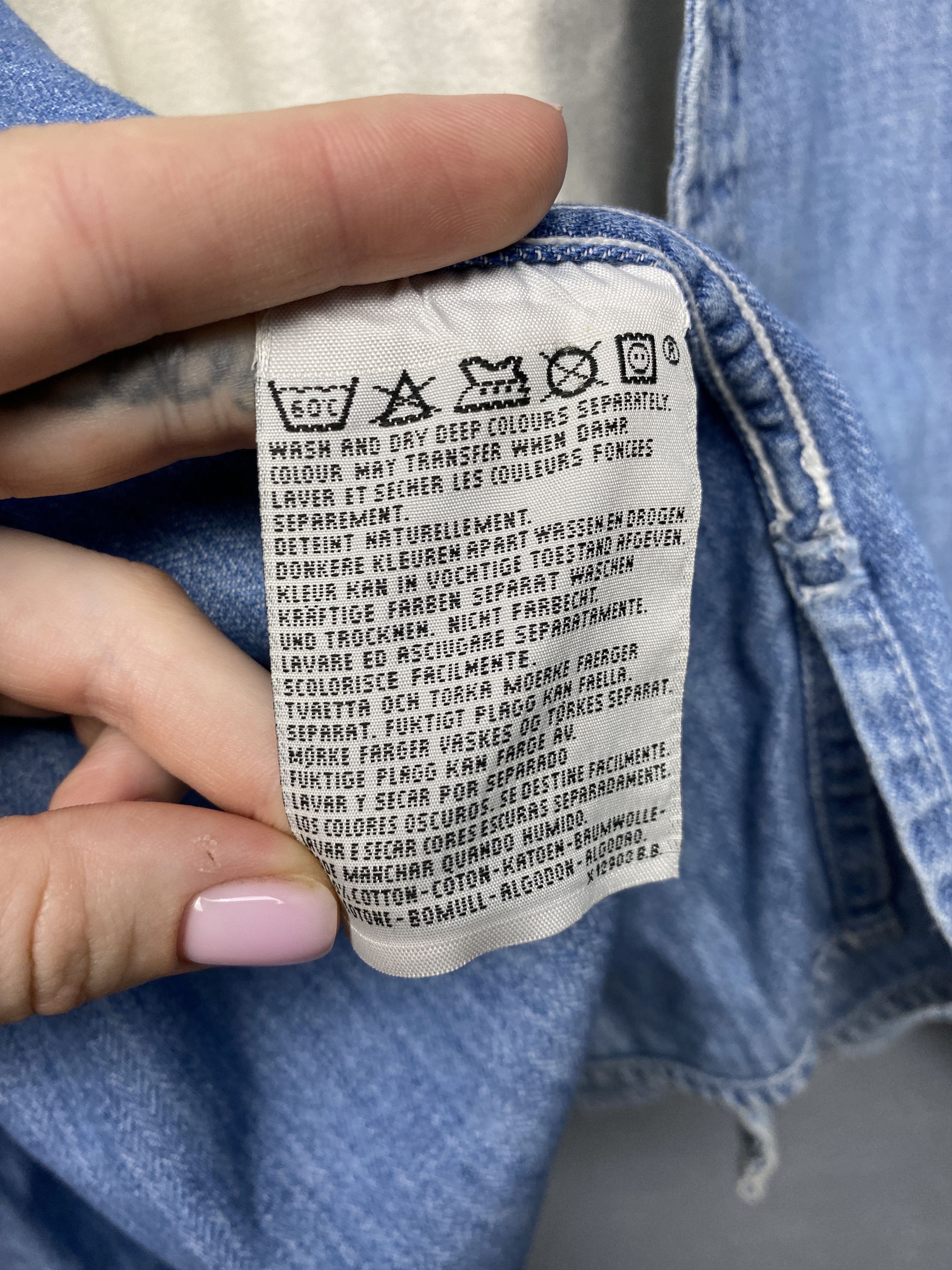 Levi's Levi's 90s Vintage Mens Denim Shirt Size US XL / EU 56 / 4 - 6 Thumbnail