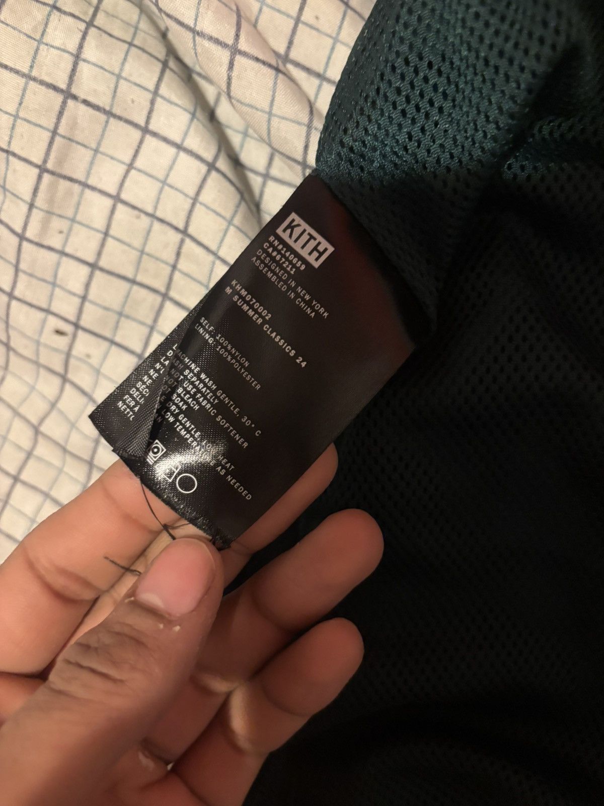 Kith Kith Checkered Satin Collin’s Short ‘Chronicle’ Size US 32 / EU 48 - 3 Thumbnail