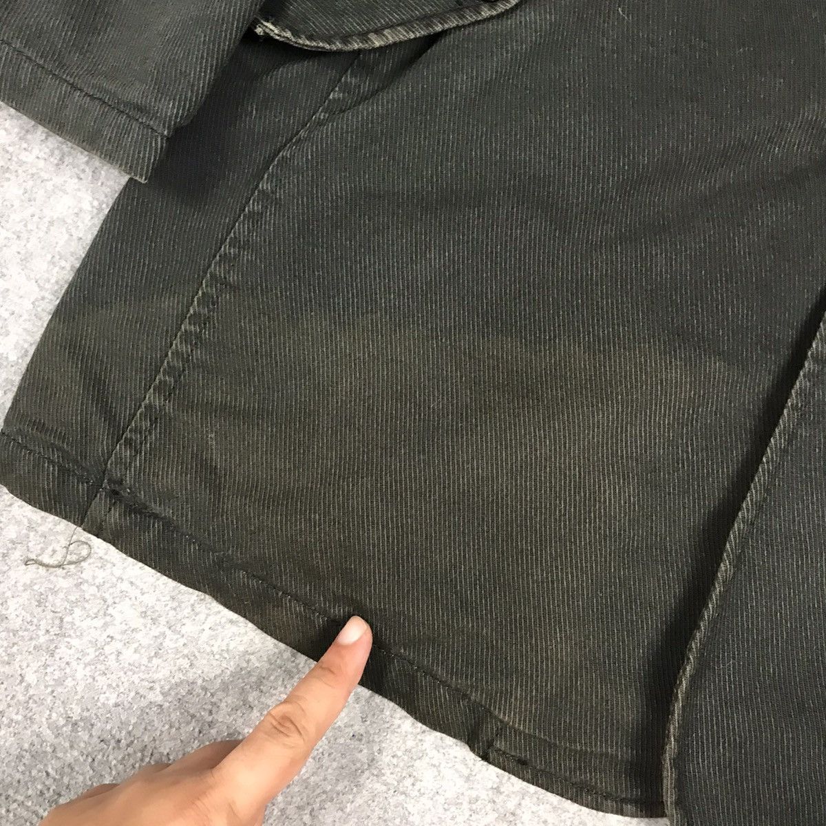 Japanese Brand × PPFM PPFM IF SIX WAS NINE STYLE BLACK FADED BUTTON JACKET Size US L / EU 52-54 / 3 - 5 Thumbnail
