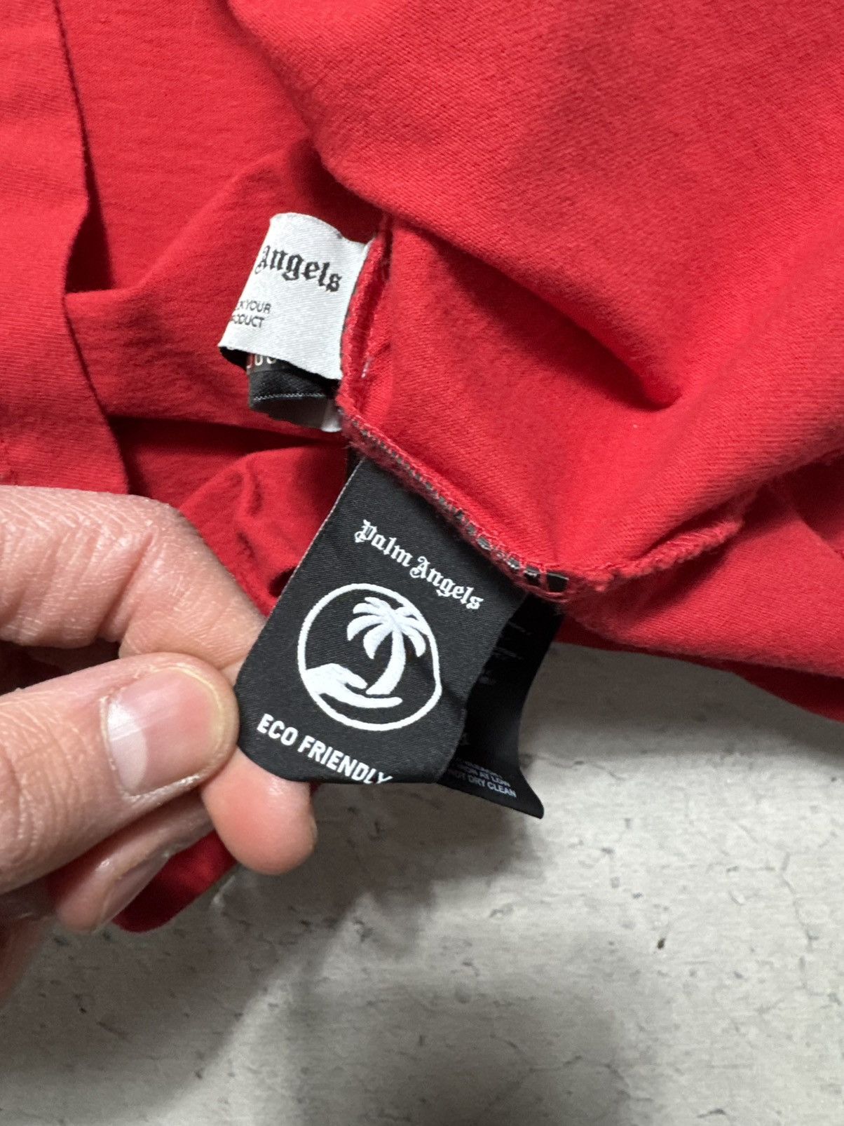 Palm Angels Palm Angels Big Logo Red T-Shirt Size XL Size US XL / EU 56 / 4 - 11 Thumbnail