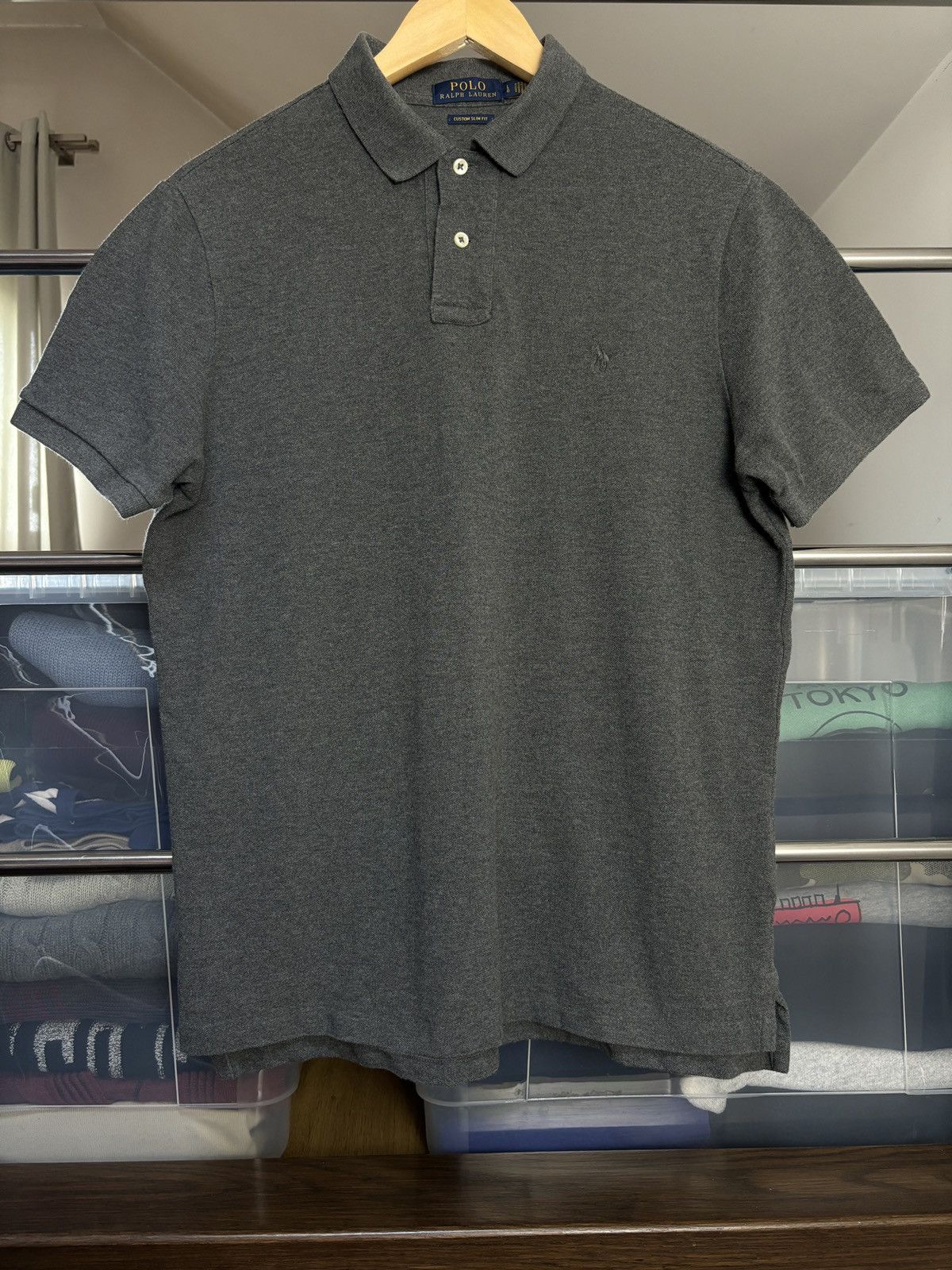 Polo Ralph Lauren Polo Ralph Lauren Grey Polo Shirt Size US M / EU 48-50 / 2 - 1 Thumbnail