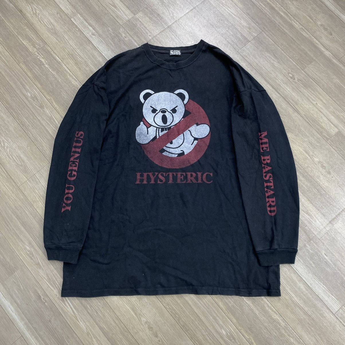 Hysteric Glamour SOLD🚨 Hysteric Glamour Fuck Bear You Genius Me Bastrad Tee Size US XXL / EU 58 / 5 - 1 Thumbnail