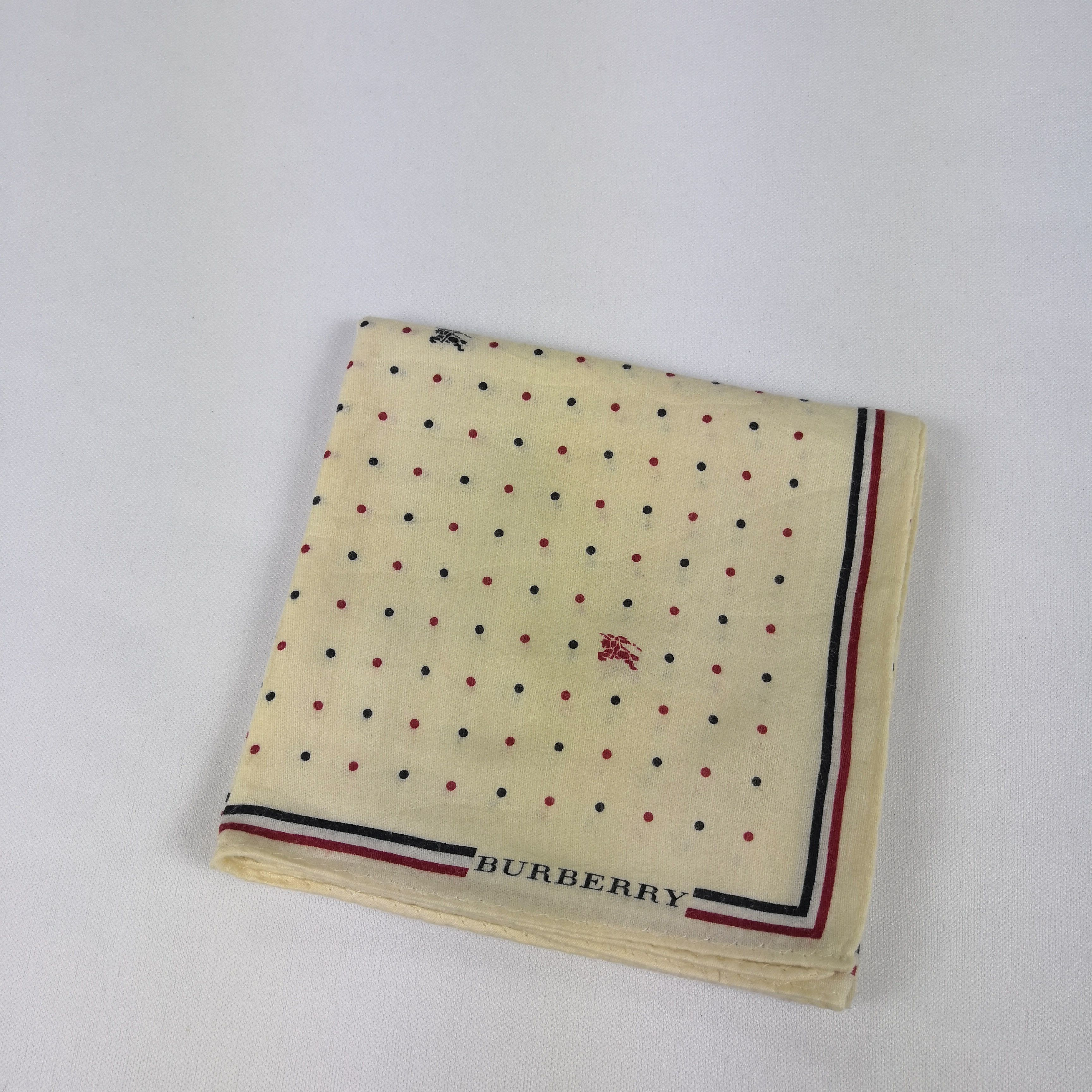 Burberry Vintage Burberry Handkerchief Neckerchief Bandana - AC72049 Size ONE SIZE - 4 Thumbnail
