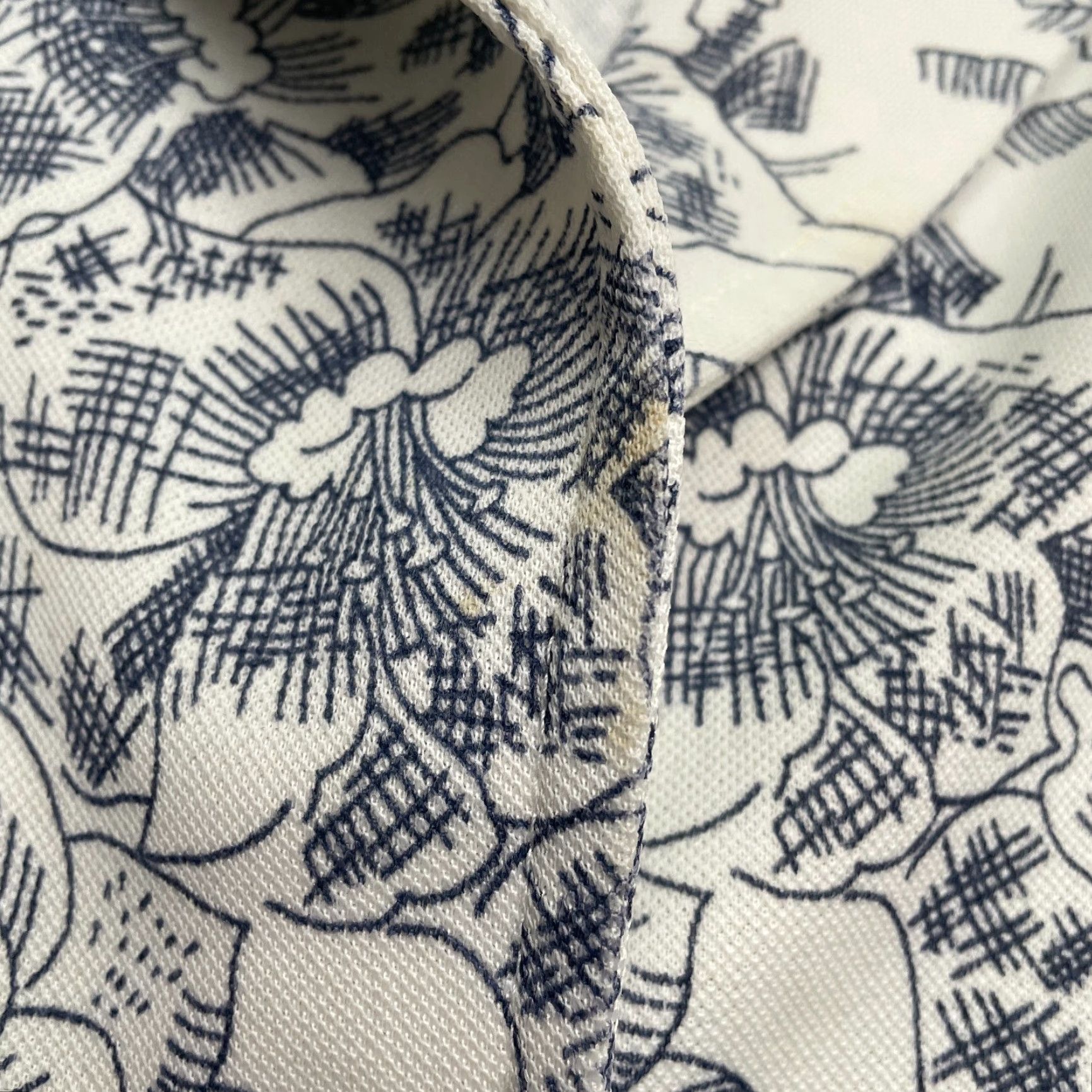 GRAFF Graff Vintage Floral Single-Breasted Blazer Jacket Womens 10 White Black, Short, Long Sleeve, Polyester, Regular, 90s Theme, Forever Classic Womens Size L / US 10 / IT 46 - 4 Thumbnail