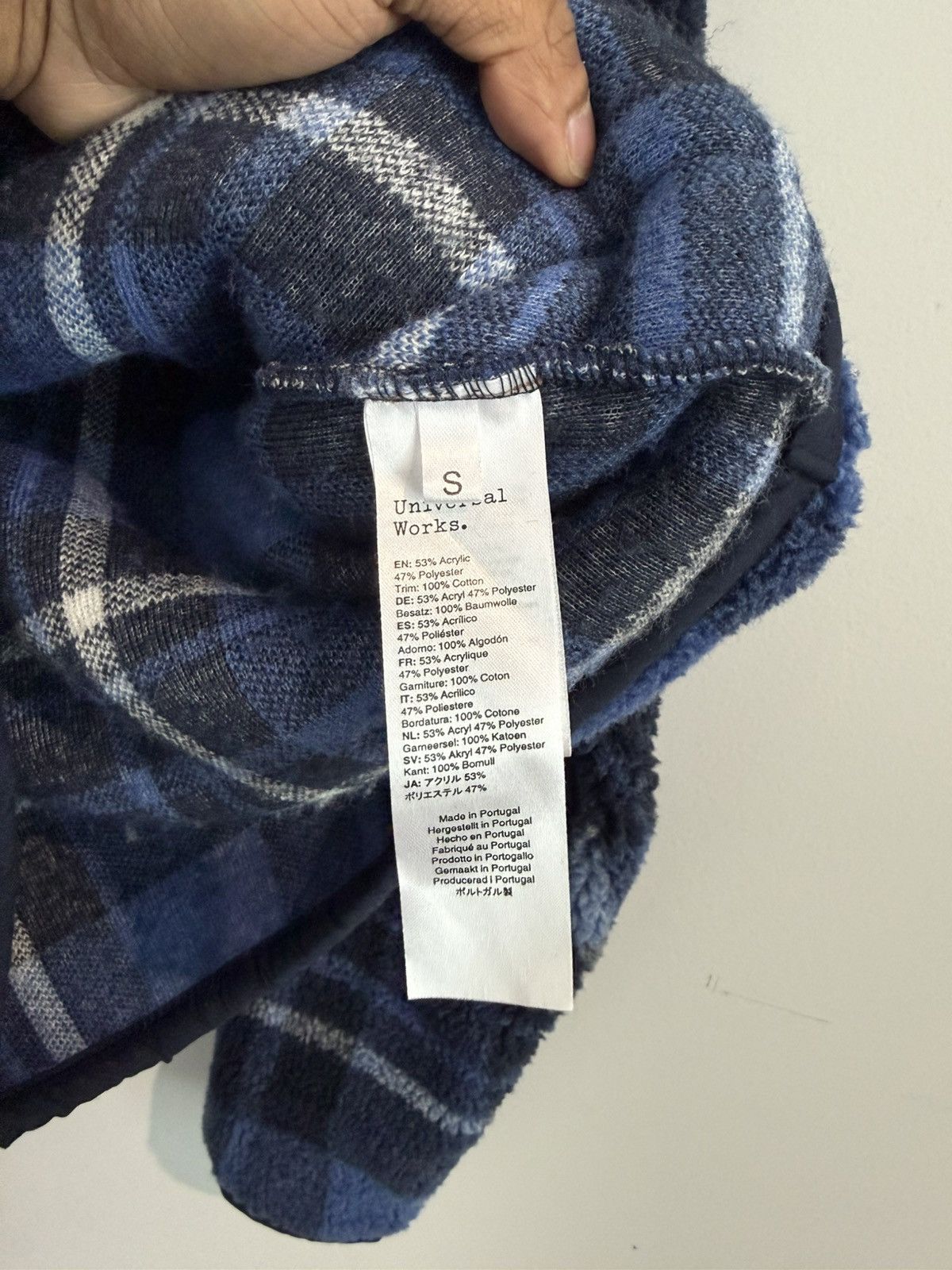 Universal Works Plaid Fleece Jacket Size US S / EU 44-46 / 1 - 3 Thumbnail