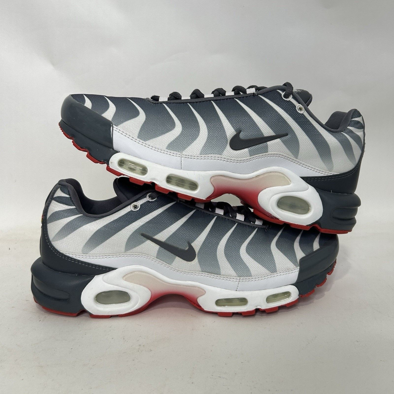 Nike Nike Air Max Plus TN SE “Before The Bite/Grey Red White” Size US 11.5 / EU 44-45 - 1 Thumbnail