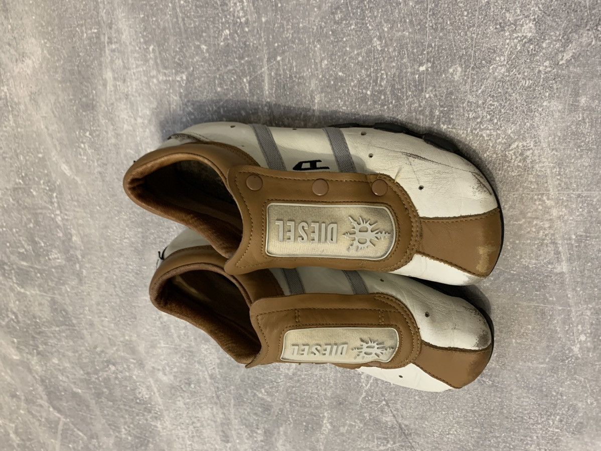 Diesel Vintage Leather Diesel Slip on Sneakers Y2k Style Size US 6 / IT 36 - 13 Thumbnail