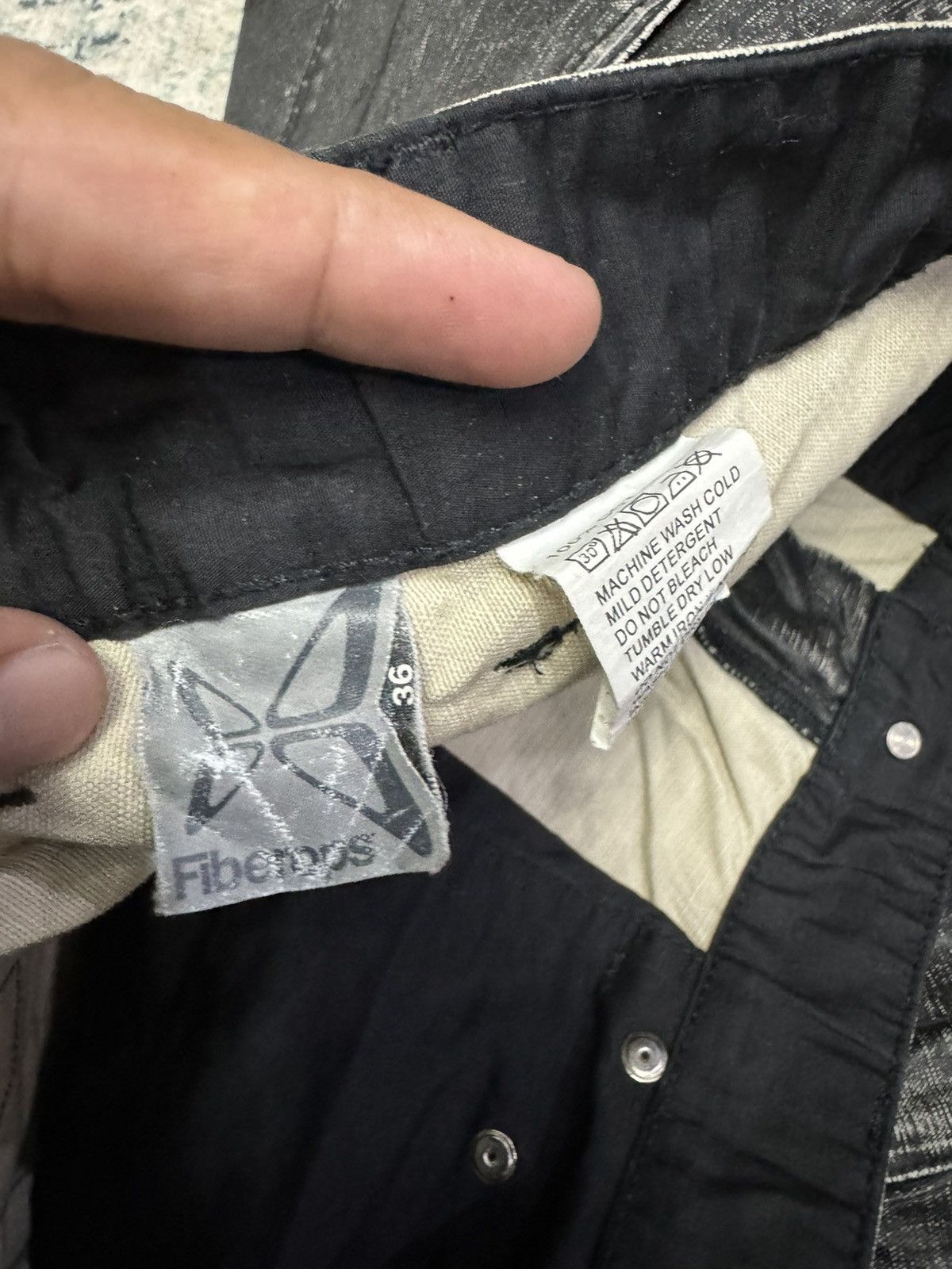 Fiberops × If Six Was Nine × Japanese Brand FIBEROPS WAXED JEANS STRAIGHT CUT Size US 36 / EU 52 - 9 Thumbnail