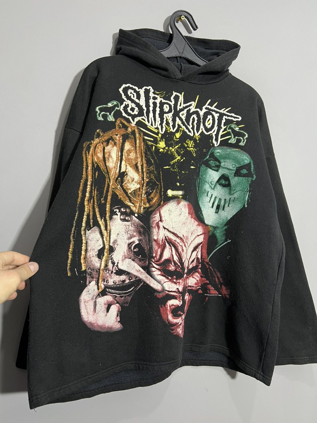 Band Tees × Slipknot × Vintage Vintage 2001 Slipknot Black Hoodie Size US L / EU 52-54 / 3 - 3 Thumbnail