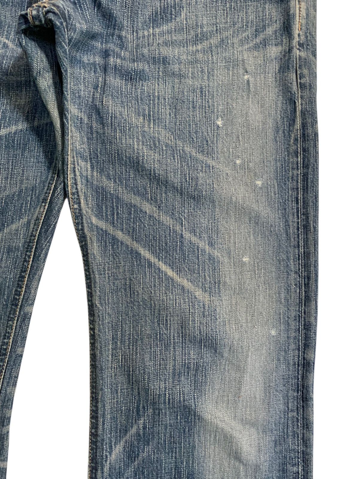 Edwin FLARE JAPANESE EDWIN BLUE TRIP CLAWMARK RUSTY PUNK DENIM Size US 35 - 11 Thumbnail