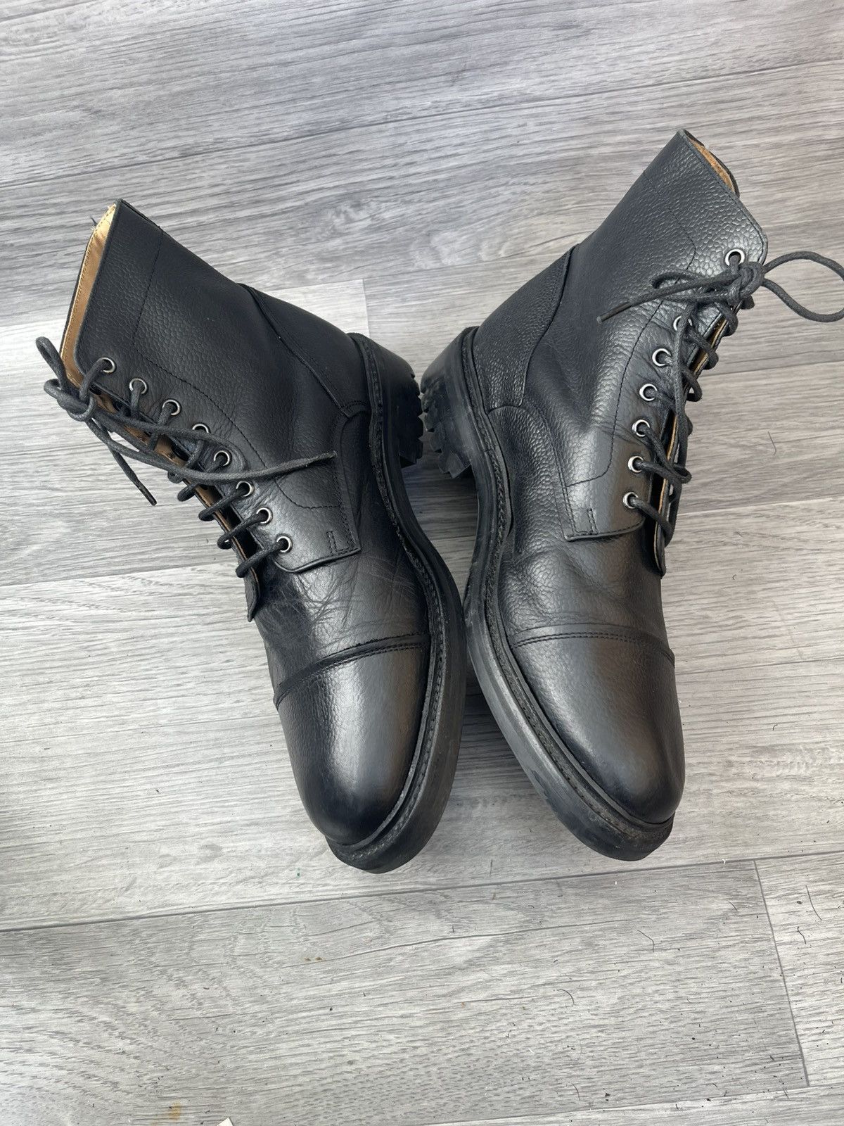 Grenson Grenson pebble grain leather cap toe boots sz uk 9 Size US 10 / EU 43 - 9 Thumbnail