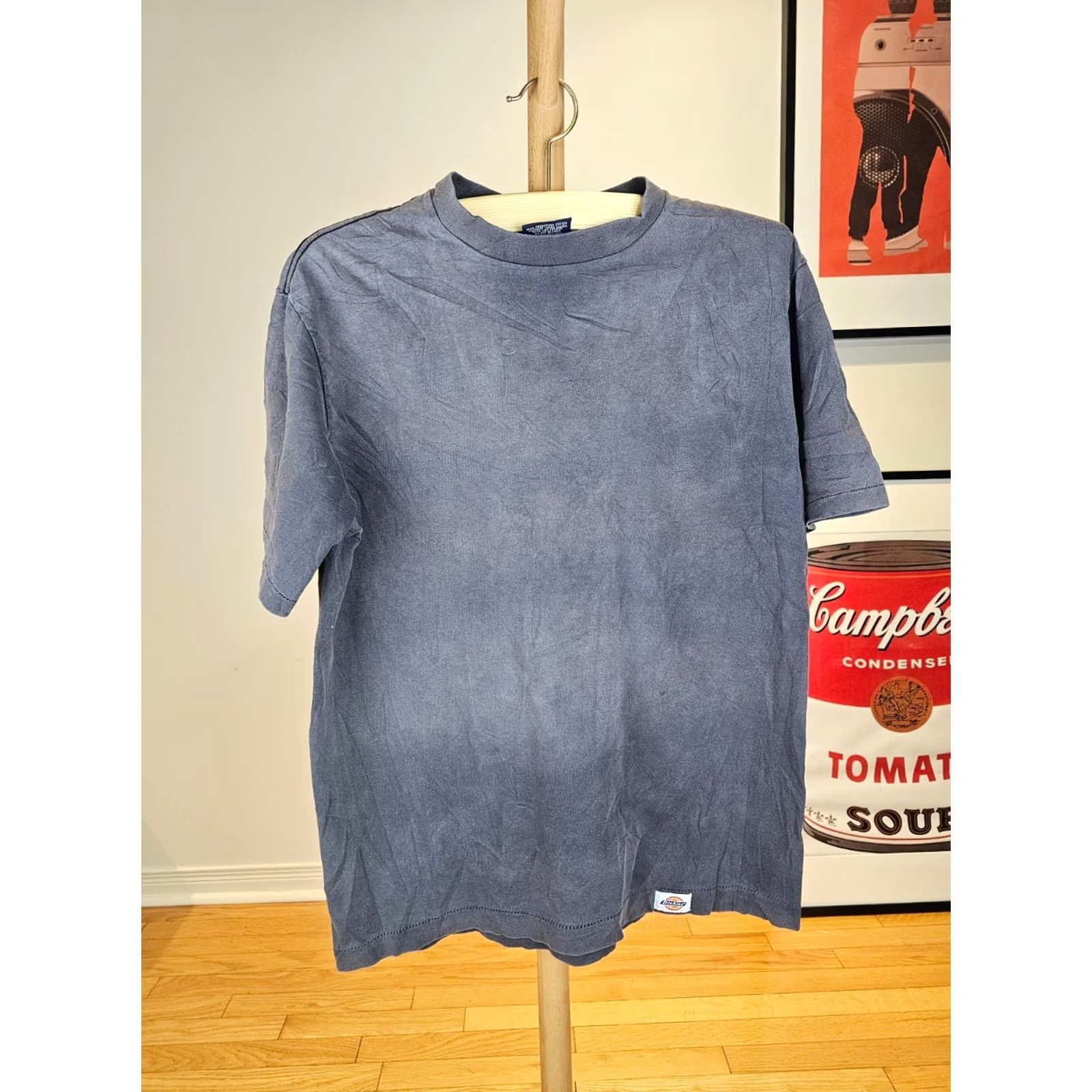 Dickies Dickies Shirt Mens L Black VINTGAE GRADIENT SUN FADED SINGLE STITCH COTTON LARGE Size US L / EU 52-54 / 3 - 2 Thumbnail