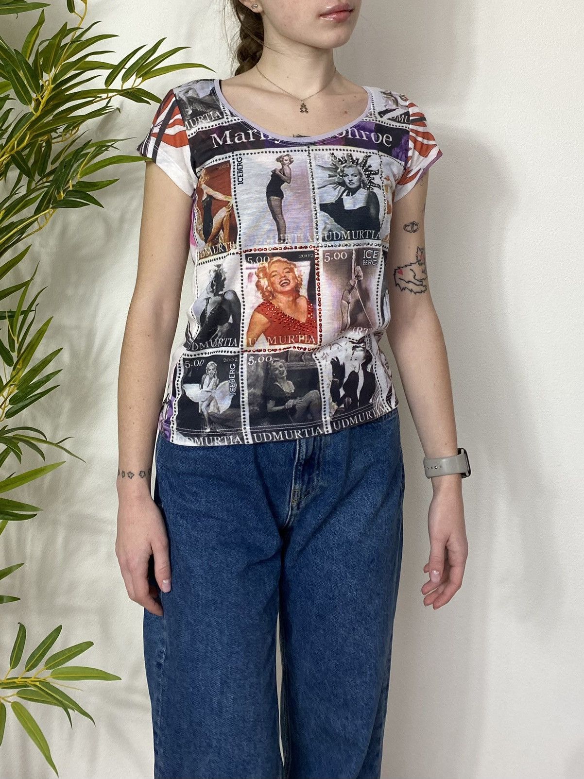 Iceberg ICEBERG COMICS MESH MERLIN MONRO TOP TEE Size S / US 4 / IT 40 - 8 Thumbnail