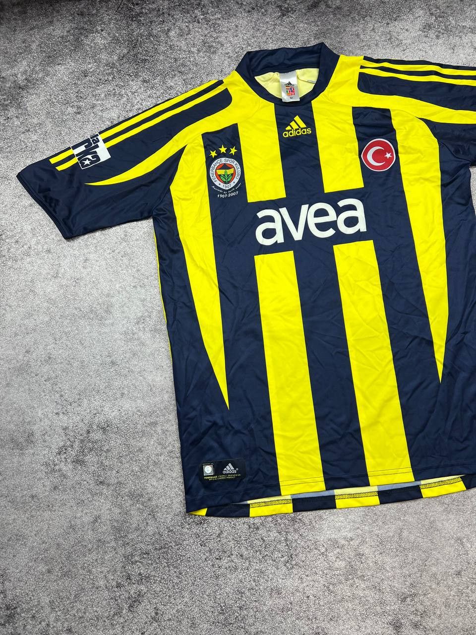 Adidas Vintage Fenerbahce Turkey Roberto Carlos Jersey Size US M / EU 48-50 / 2 - 2 Thumbnail
