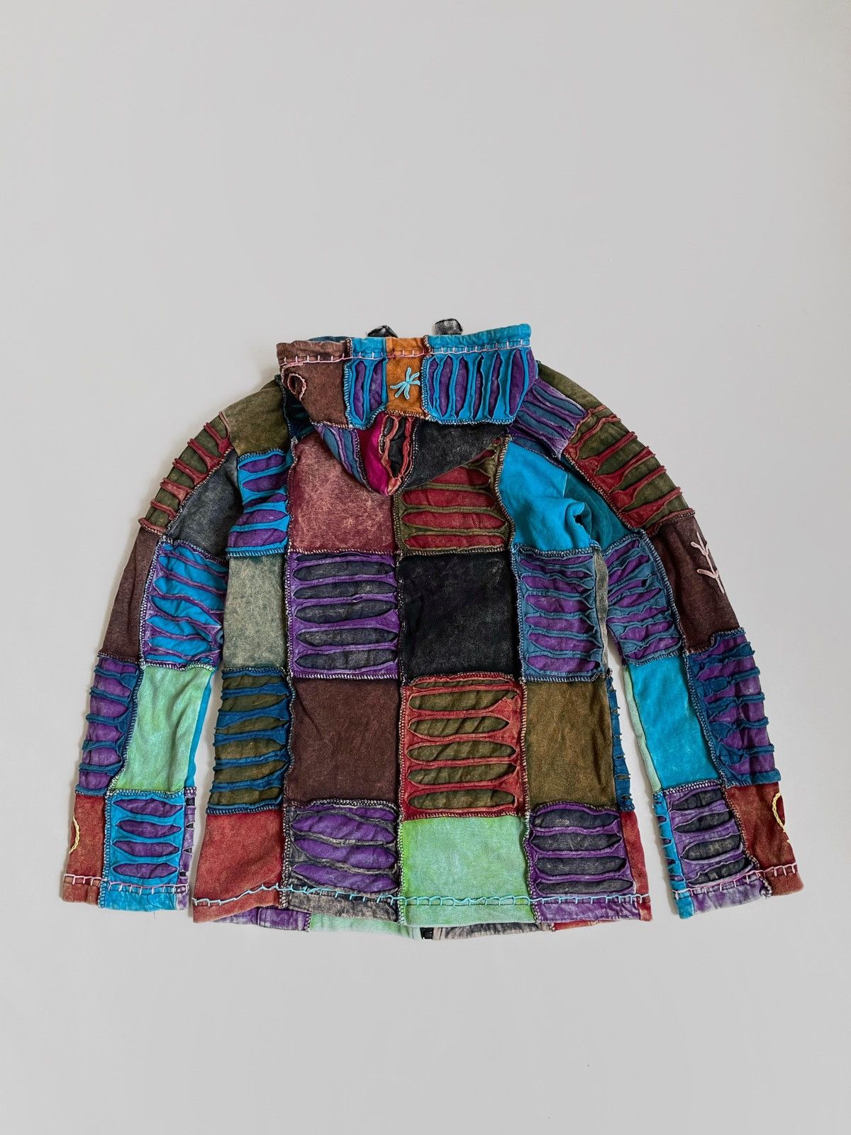 Other Vintage Avant-garde zip hoodie Hand Made Size M / US 6-8 / IT 42-44 - 2 Thumbnail
