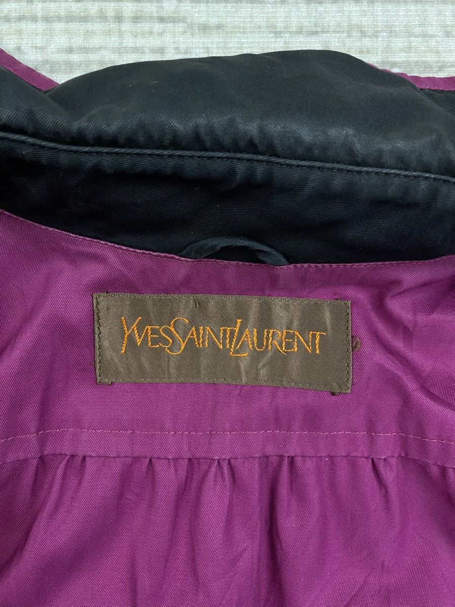 Yves Saint Laurent Vintage Yves Saint Laurent Asymmetrical Trench Coat Jacket Size US M / EU 48-50 / 2 - 10 Thumbnail