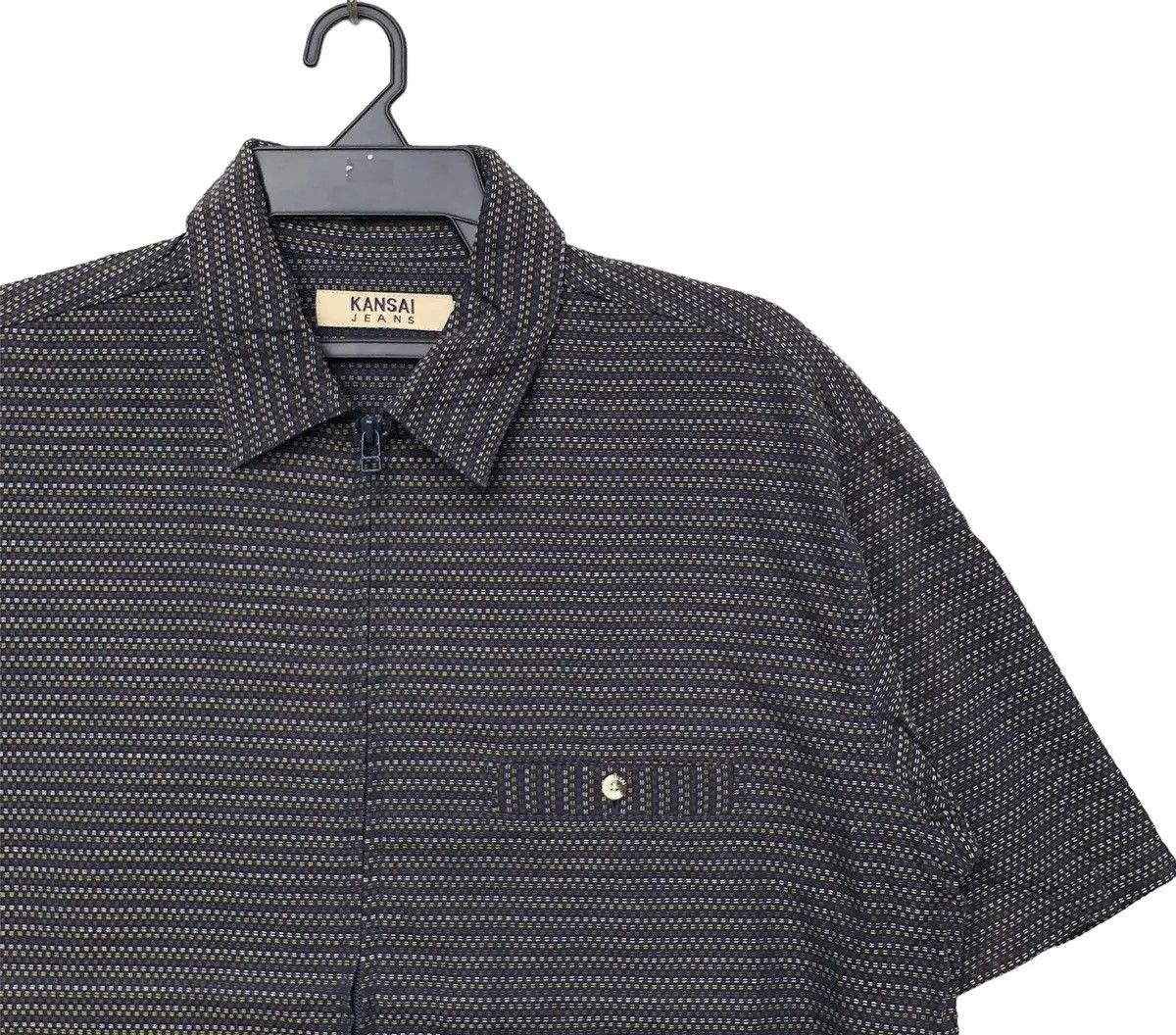 Japanese Brand Vintage 90s Kansai Jeans Man Kansai Yamamoto Shirt | L Size US L / EU 52-54 / 3 - 2 Thumbnail