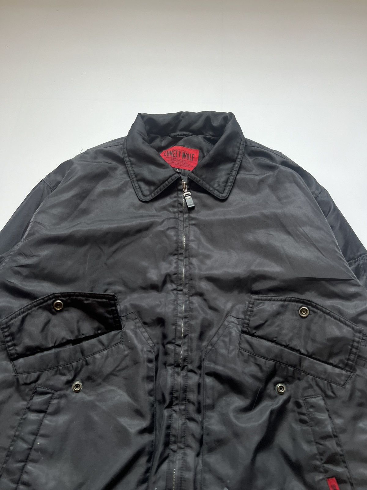 Japanese Brand Lonely Wolf Japanese Bomber Jacket Size US L / EU 52-54 / 3 - 4 Thumbnail