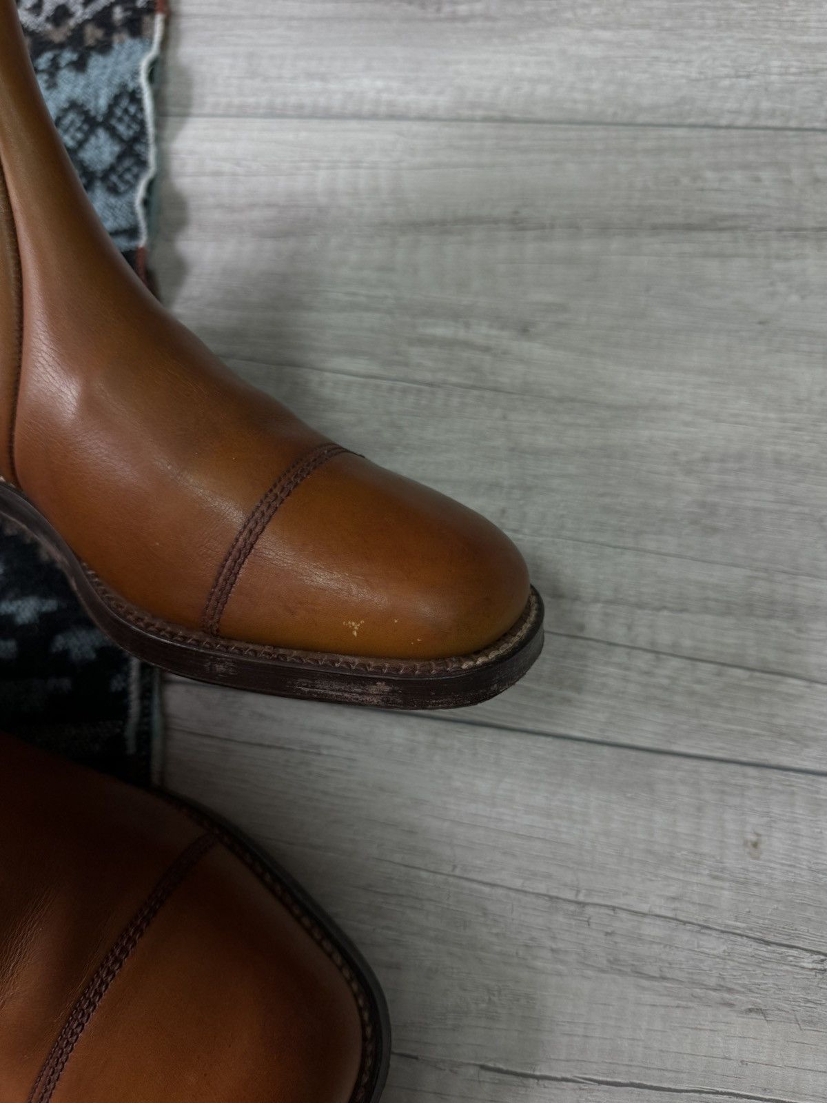 Other Vintage Regent Leather Chelsea Boots Made In England Size US 8.5 / EU 41-42 - 5 Thumbnail