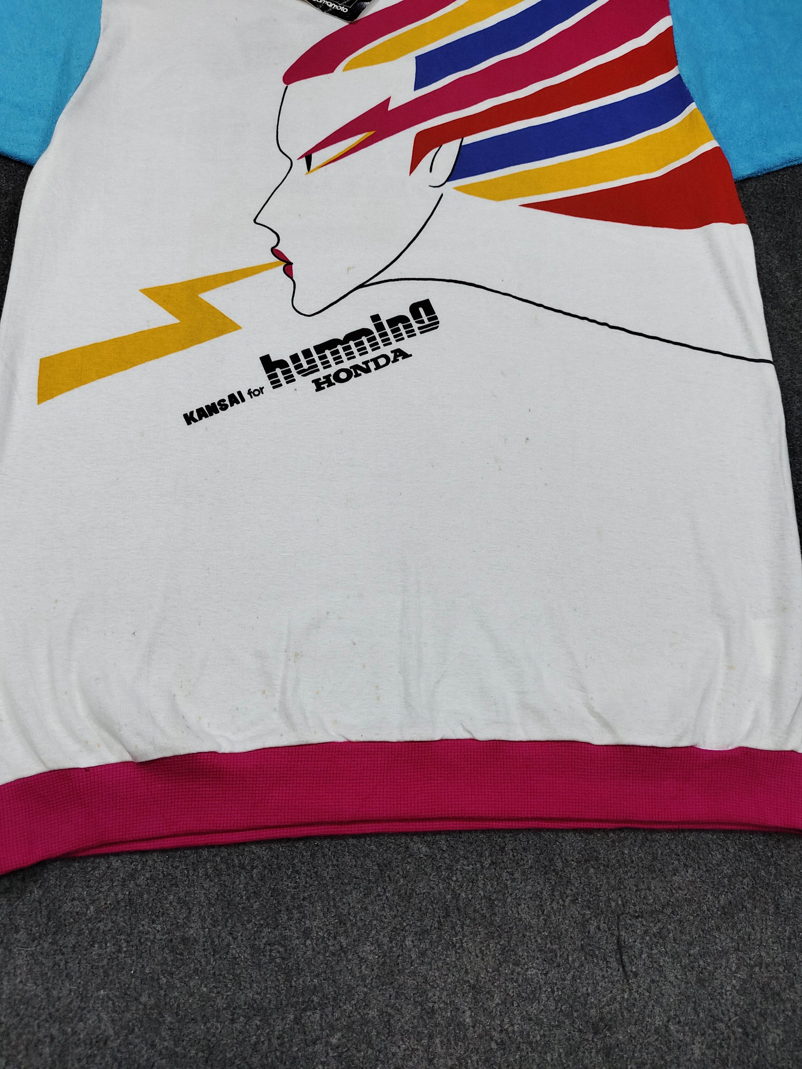 Kansai Yamamoto ARCHIVE🔥80s Kansai "Humming Honda" David Bowie Inspired Tee Size US M / EU 48-50 / 2 - 5 Thumbnail