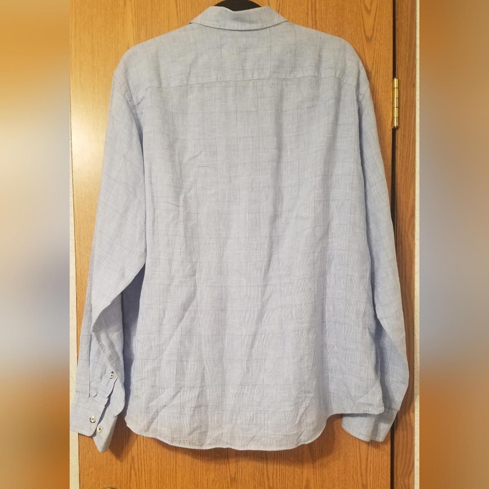 UNTUCKit UNTUCKit Men's Blue Button-Up Shirt Size XL Size US XL / EU 56 / 4 - 2 Thumbnail