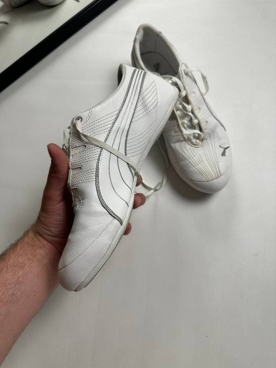 Puma Vintage 00s Japanese Puma Speed Cat Leather Shoes Size US 7 / EU 40 - 4 Thumbnail