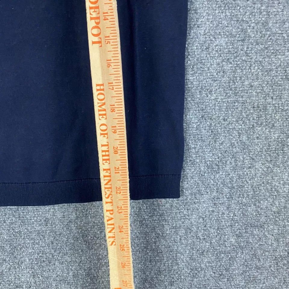Talbots Talbots Top Women's XS Short Sleeve Navy Blue Cotton Blend Size XS / US 0-2 / IT 36-38 - 5 Thumbnail