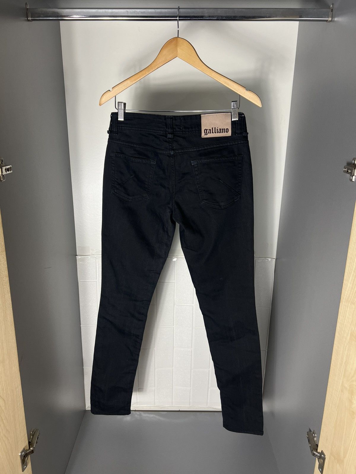 John Galliano × Vintage VERY RARE JOHN GALLIANO DENIM JEANS ITALIAN DESIGNER LUXURY Size 30" / US 8 / IT 44 - 14 Thumbnail
