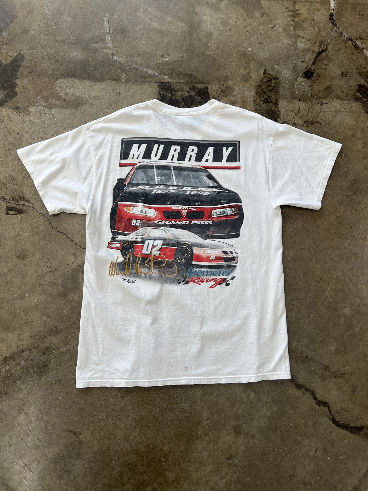 NASCAR × Vintage Vintage 1999 Murry Siemens Racing Tee Sz. Large Size US L / EU 52-54 / 3 - 2 Thumbnail